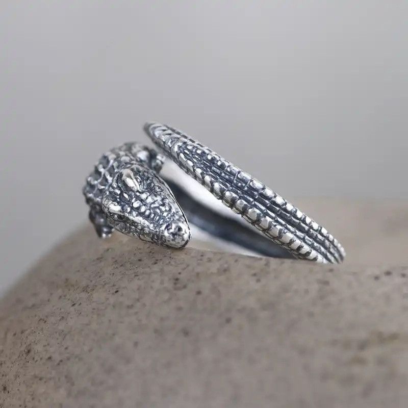 Designer × Jewelry × Sterling Silver Silver Ring Adjustable Size 埬9 Size ONE SIZE - 2 Thumbnail