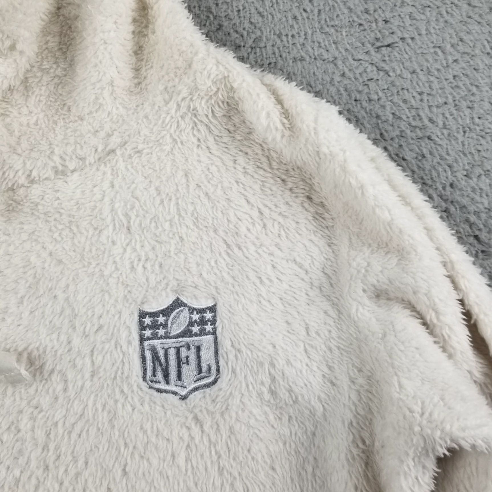 NFL NFL Deep Pile Sweater Jacket Woman Large Turtleneck Warm Camp David Sweatshirt Size L / US 10 / IT 46 - 2 Thumbnail