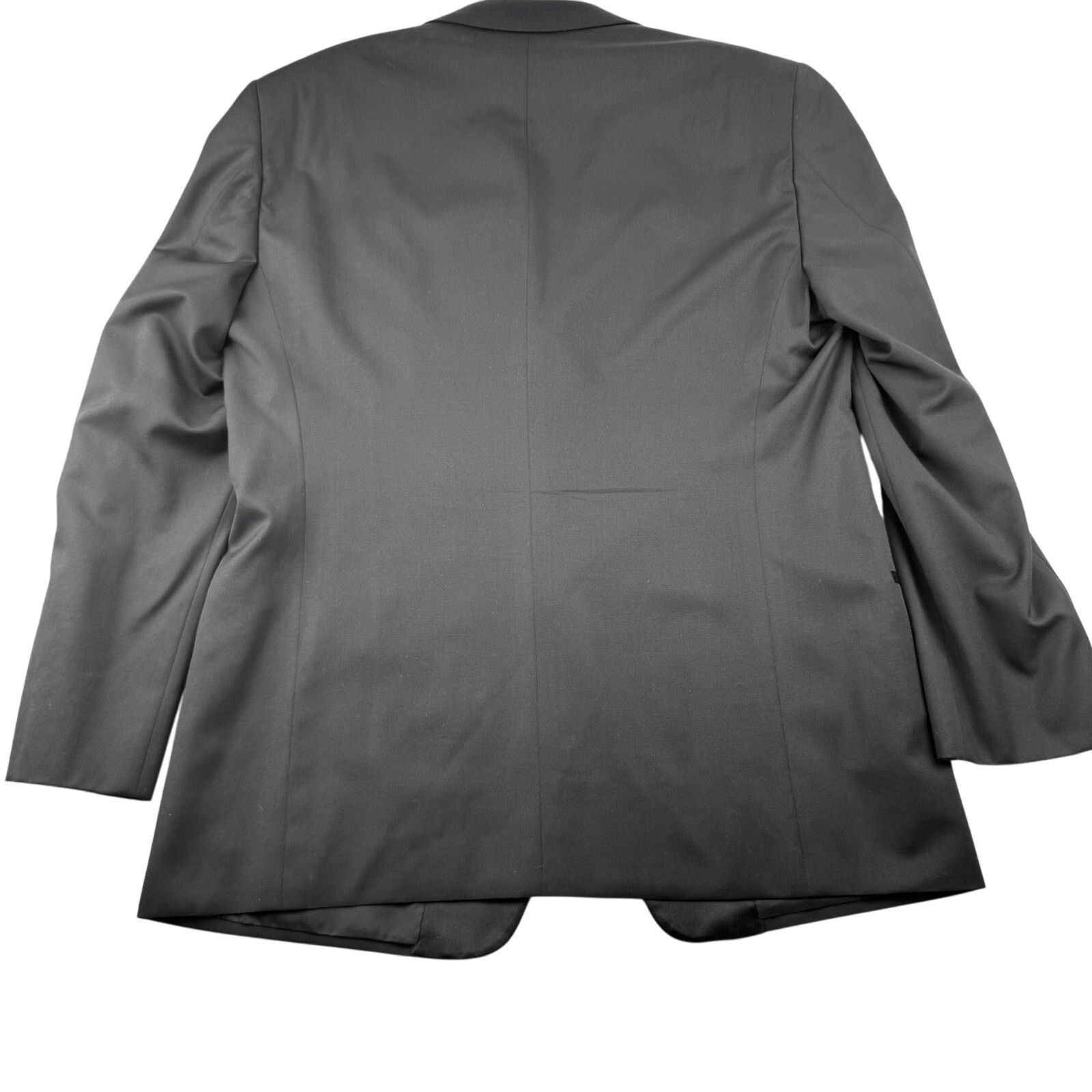 Armani Collezioni Armani Collezioni Vintage Black Wool Tuxedo Suit Jacket 42R Size 42R - 8 Thumbnail