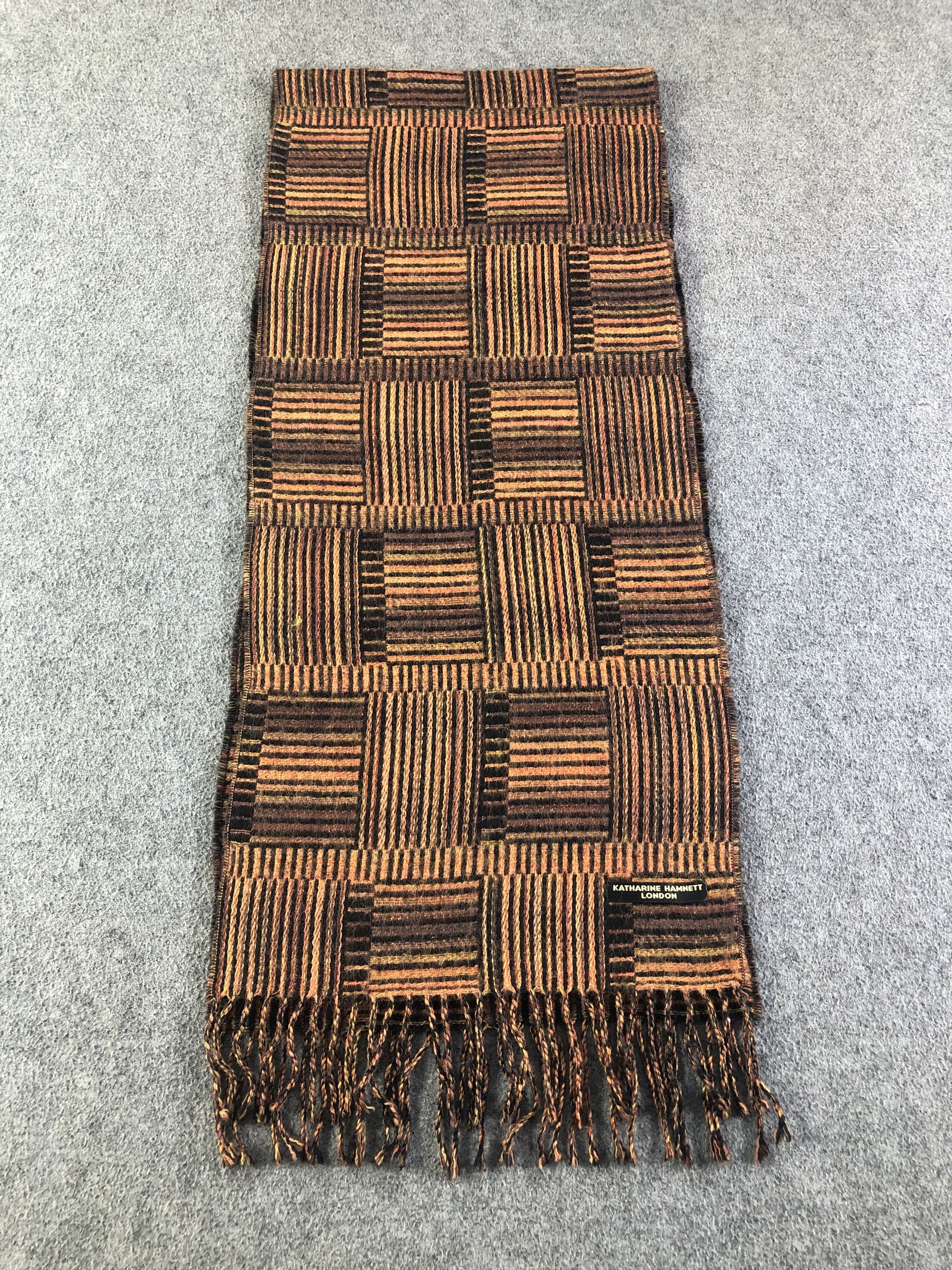 Katharine Hamnett London × Vintage Katharine Hamnett Scarf / Muffler / Neckwear SS1270 Size ONE SIZE - 2 Thumbnail