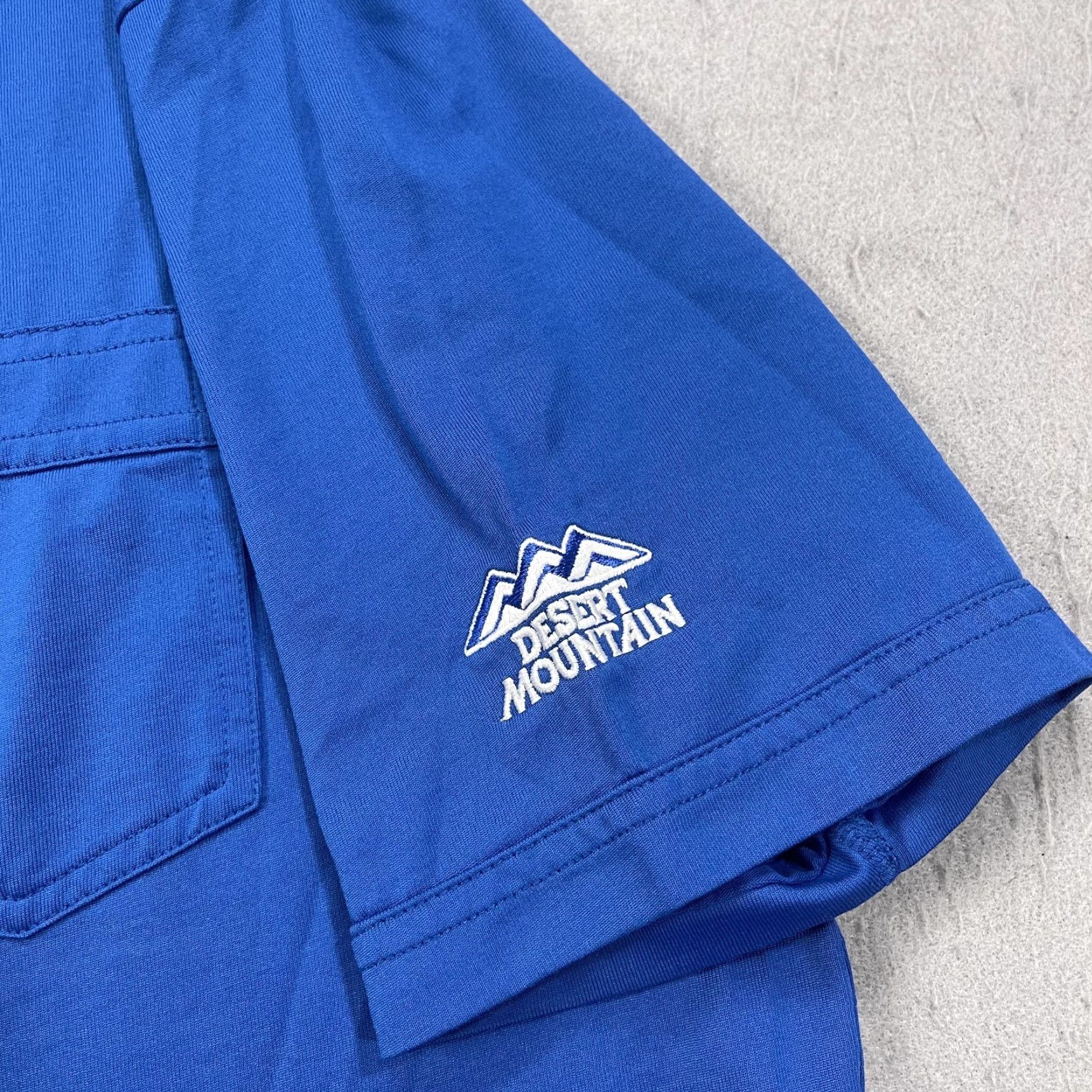 TravisMathew Travis Mathew Polo Shirt Mens L Blue Desert Mountain Polo Shirt Golf Cotton Blend Size US L / EU 52-54 / 3 - 3 Thumbnail