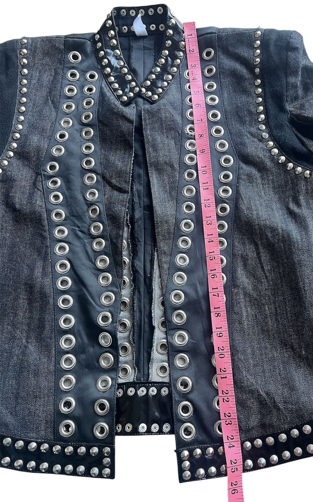 Vintage Vintage Tojo Denim Studded Custom Punk Beauty Beast Jacket Size US M / EU 48-50 / 2 - 16 Thumbnail