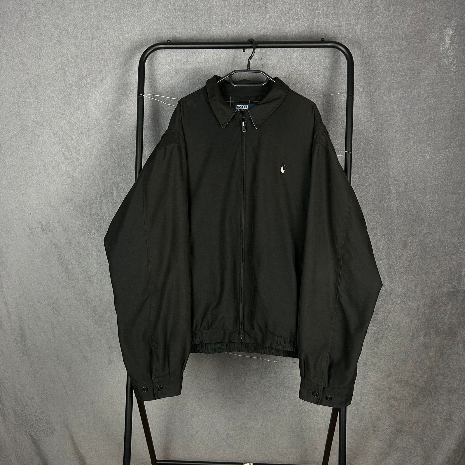 Designer × Polo Ralph Lauren × Ralph Lauren Polo Ralph Lauren harington jacket mini logo zip black Size US XXL / EU 58 / 5 - 1 Thumbnail