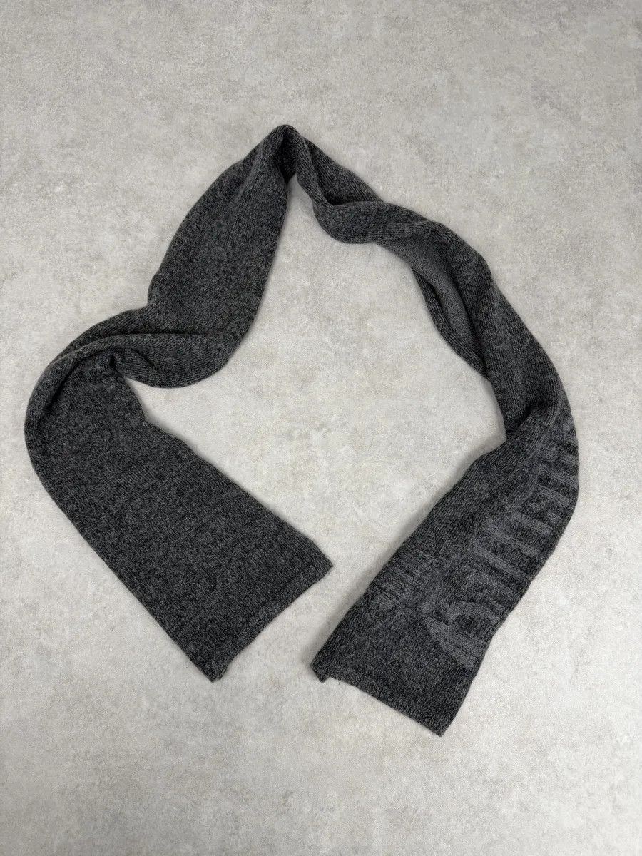 John Galliano John Galliano Grey Wool Gothic Minimalist Scarf Size ONE SIZE - 4 Thumbnail
