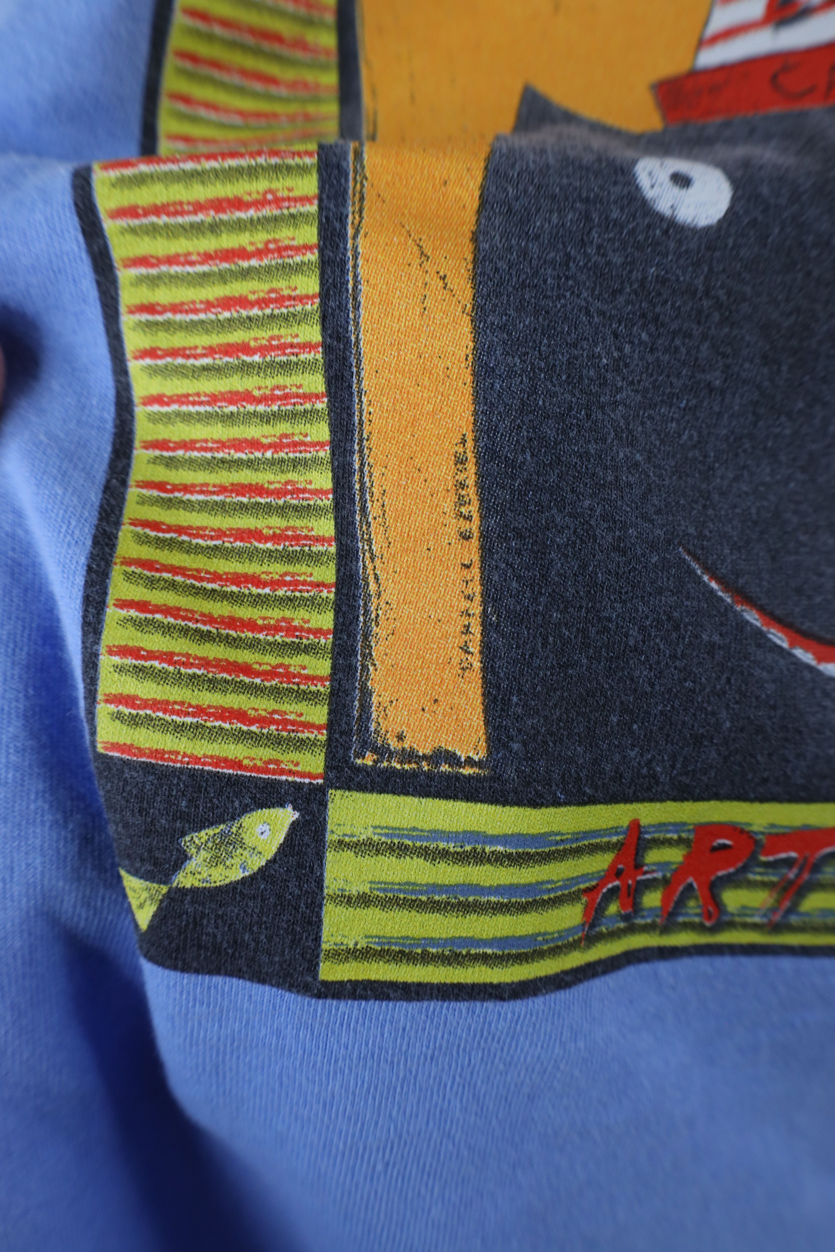 Vintage Vintage Y2K 2006 Spell Out Ann Arbor Art Fair T-Shirt Blue Size US M / EU 48-50 / 2 - 5 Thumbnail