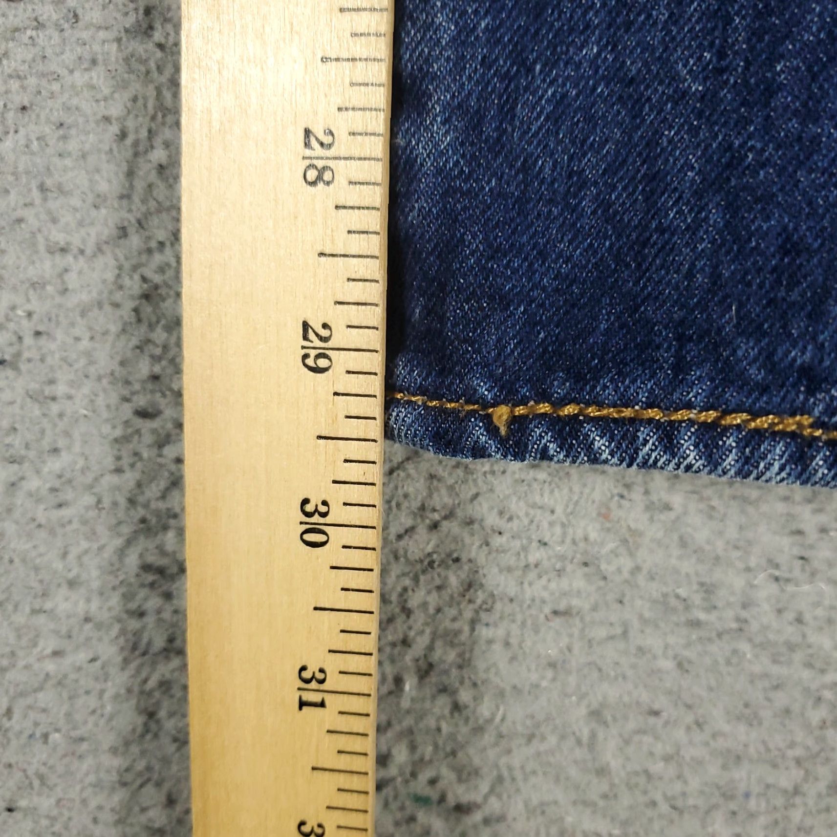 Levi's Levi's 501 Jeans Mens Regular Fit 42x30 Blue Button Fly Straight Leg Denim Pants Size US 42 / EU 58 - 5 Thumbnail