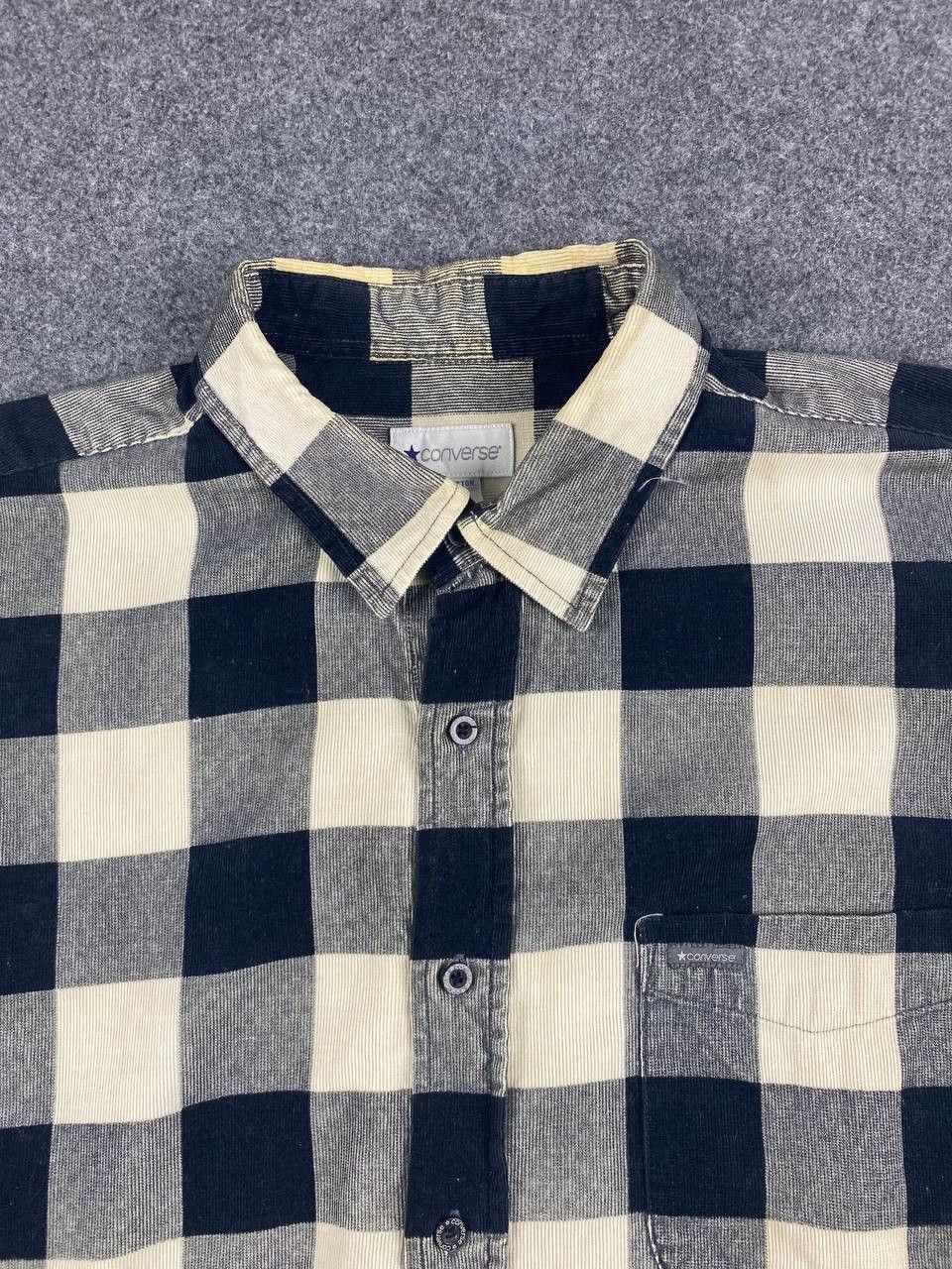 Converse converse checkered flannel shirt nice design Size US XL / EU 56 / 4 - 2 Thumbnail