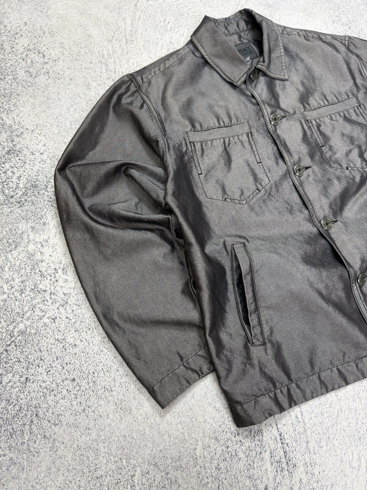 Versace Jeans Couture Vintage Versace Jeans Couture Archival Work Jacket Italy Size US XL / EU 56 / 4 - 2 Thumbnail