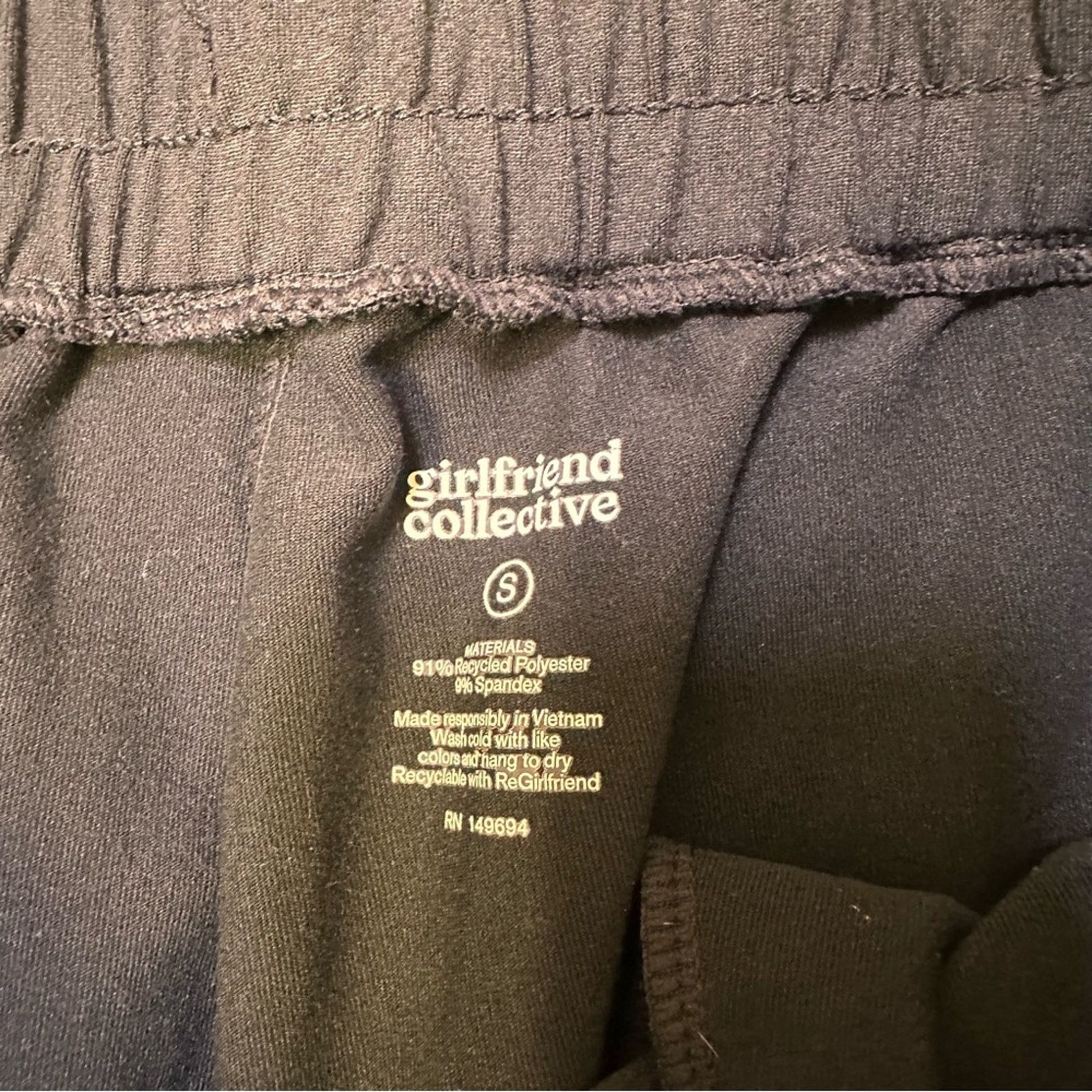 Girlfriend Collective Girlfriend Collective Reset Relaxed Fit Jogger - Black -XS/S Size 27" / US 4 / IT 40 - 6 Thumbnail