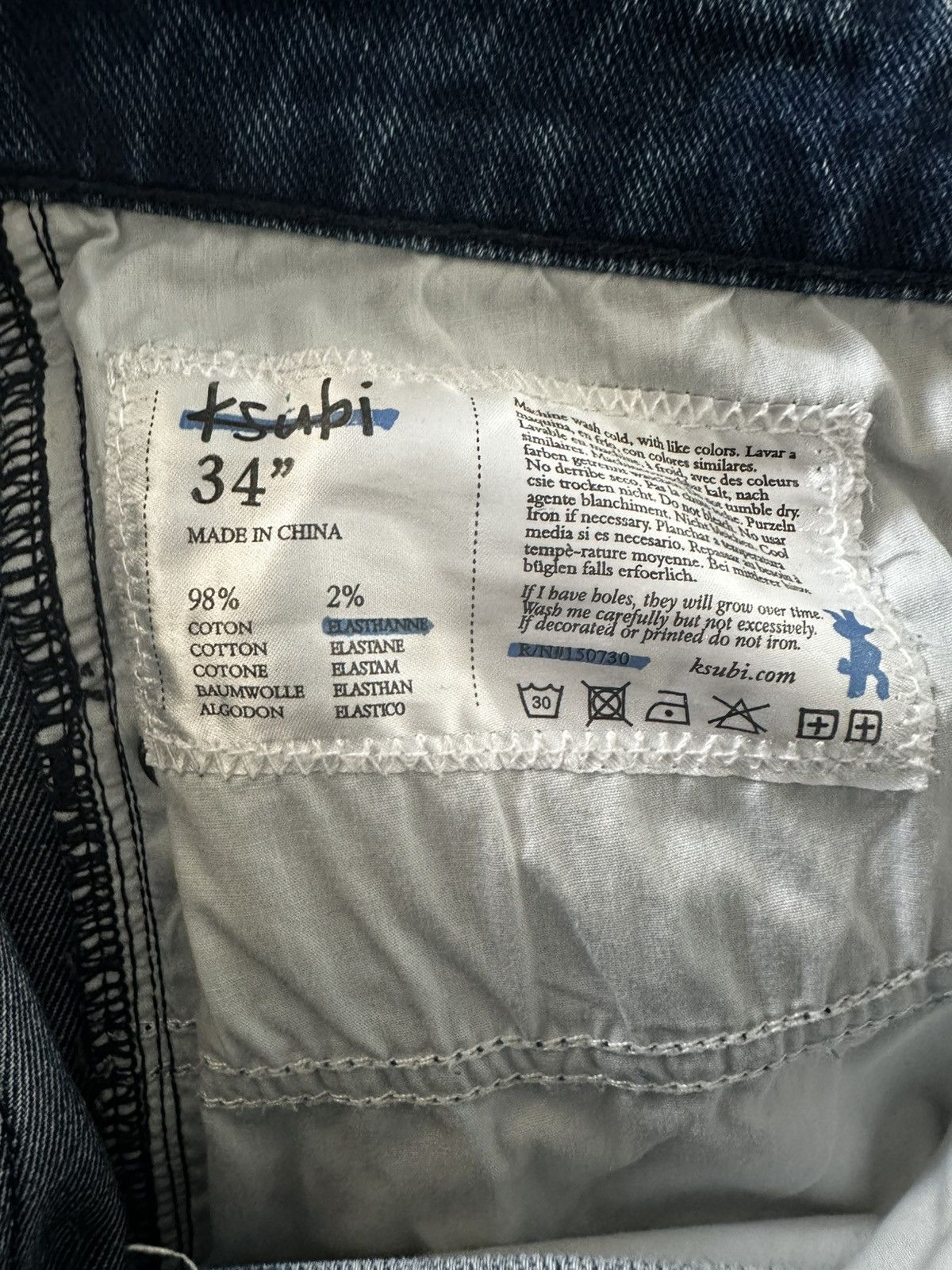 Ksubi Ksubi Van Winkle Trashed Dreams Jeans Size US 34 / EU 50 - 7 Thumbnail