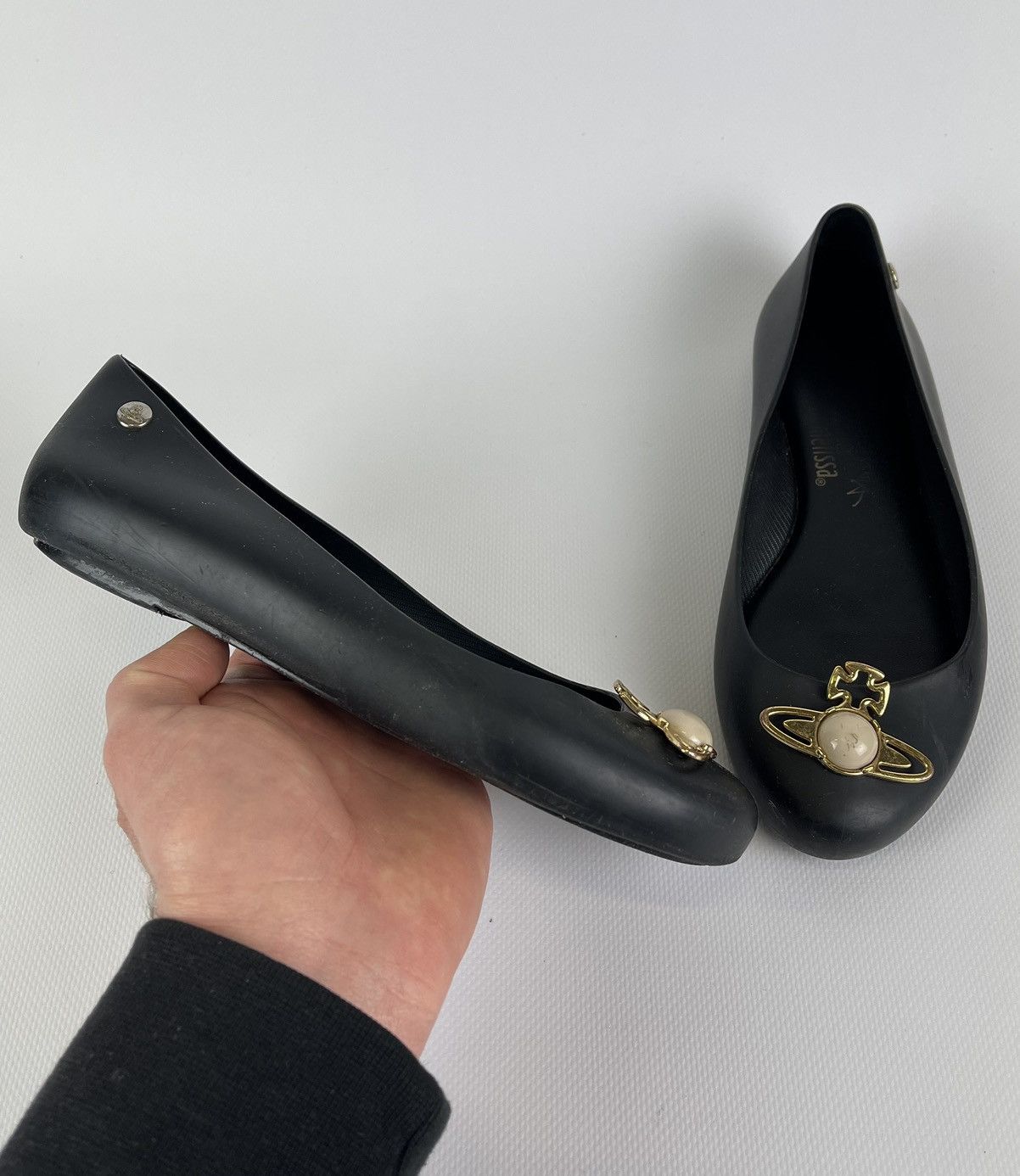 Vivienne Westwood Vivienne Westwood Anglomania Melissa Ballet Shoes Black 22cm Size US 5 / IT 35 - 2 Thumbnail