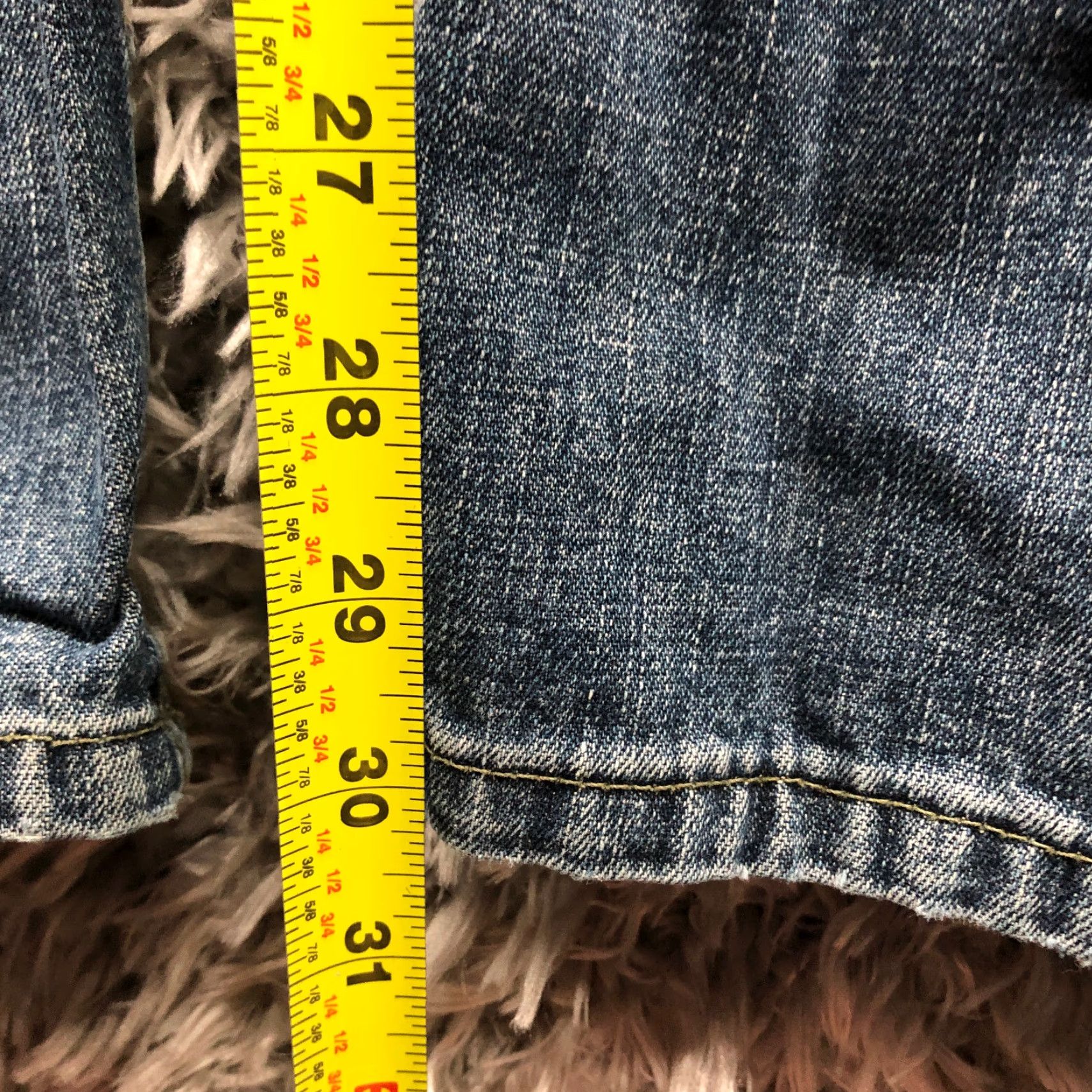Hurley Hurley Jeans Size 11 Womens Mid Rise Dark Wash Blue Denim Bootcut Women's Regular Fit 34 in waist 31 in inseam Jeans Size 32" / US 10 / IT 46 - 3 Thumbnail