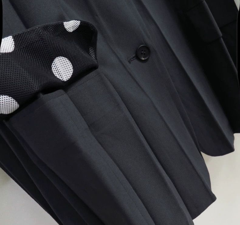 Issey Miyake issey miyake size:2 Pleated polka dot suit dress Size 42" / US 20 - 5 Thumbnail