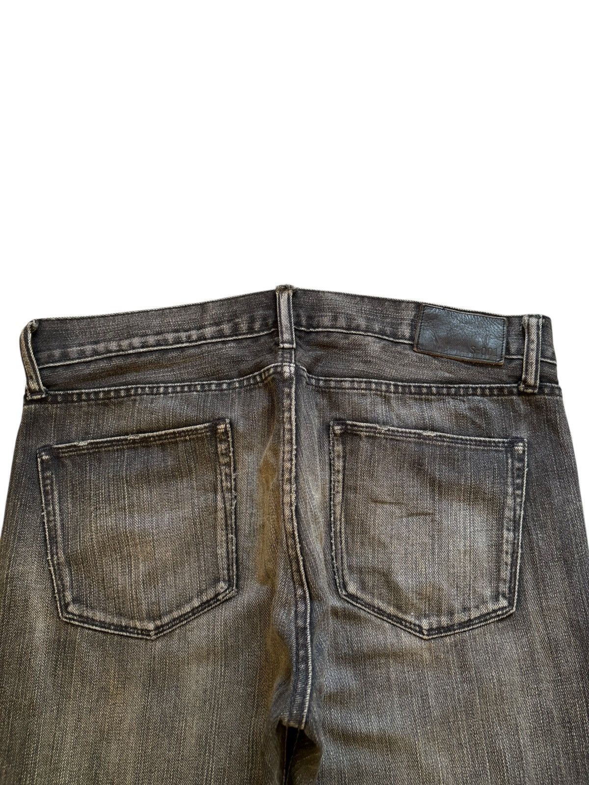 Japanese Brand × Jun Takahashi × Uniqlo Vintage Uniqlo Mud Wash Loose Baggy Black Jeans Size US 34 / EU 50 - 8 Thumbnail