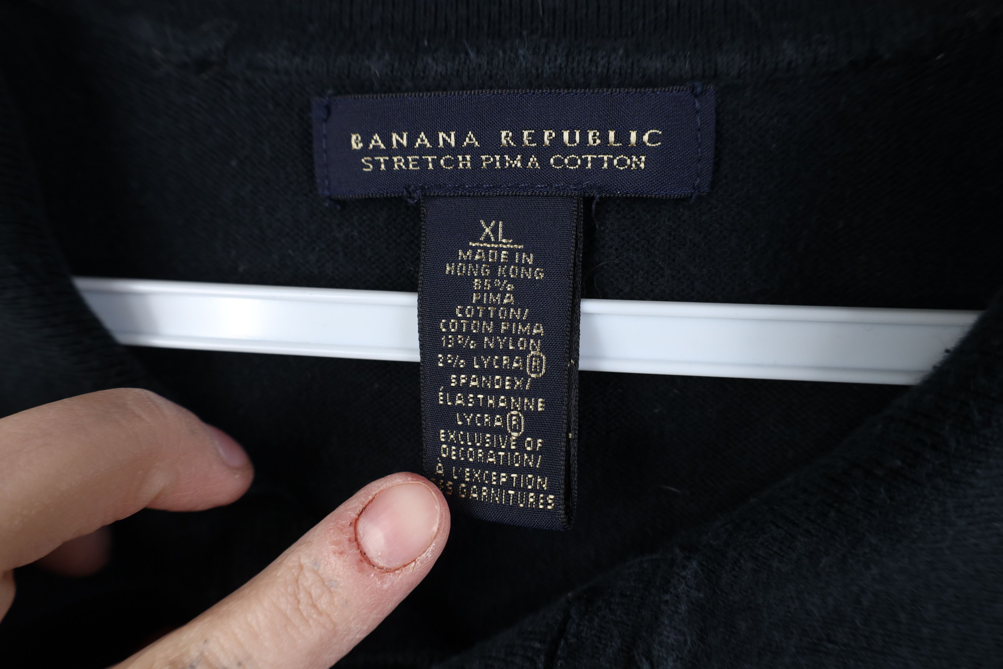 Banana Republic Vintage Banana Republic Ribbed Knit Pullover Polo Shirt Size US XL / EU 56 / 4 - 5 Thumbnail