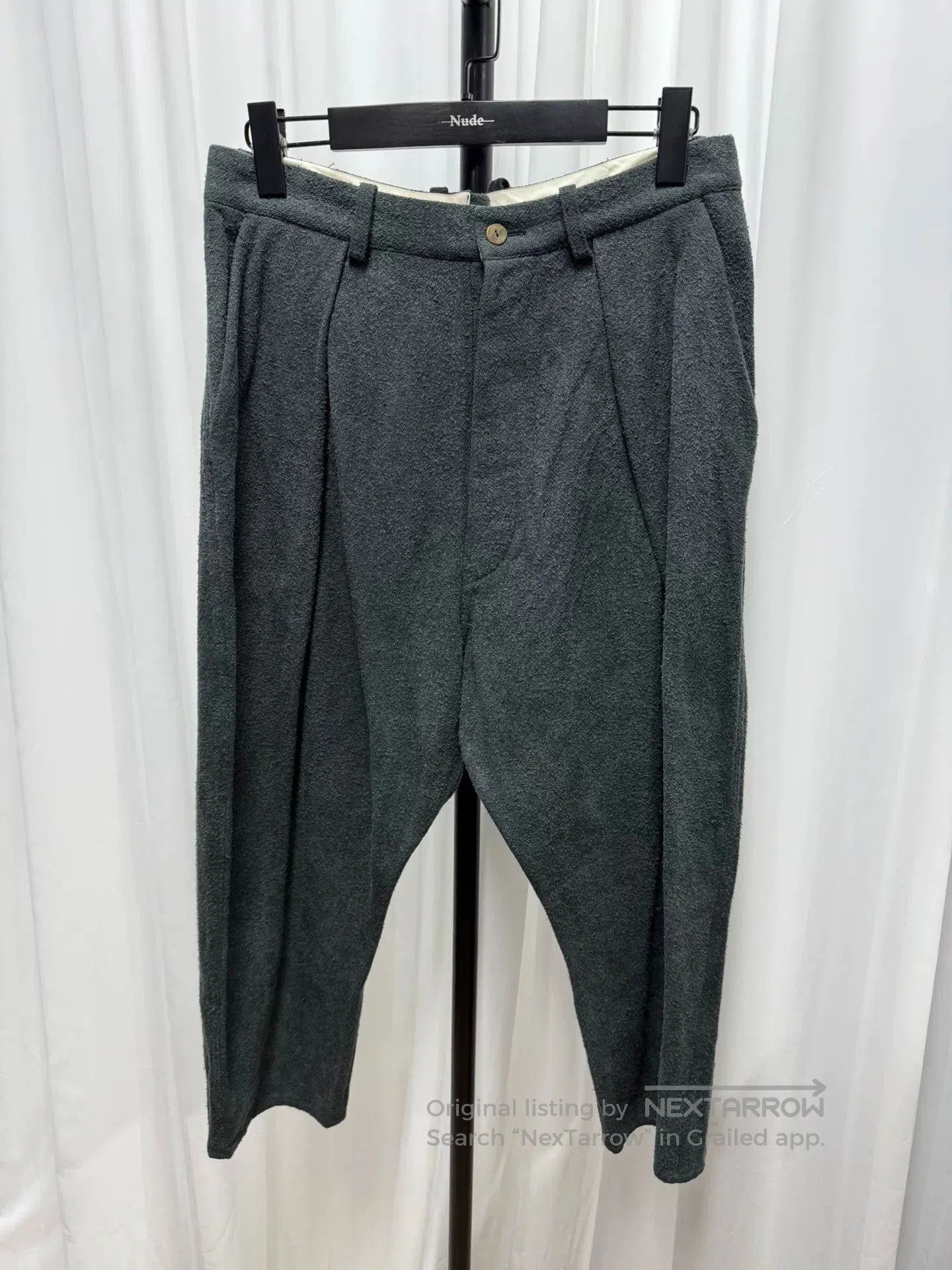 Comme des Garcons Homme Plus 100% Silk Waist Trousers by Araki Yuu. Size US 32 / EU 48 - 1 Thumbnail