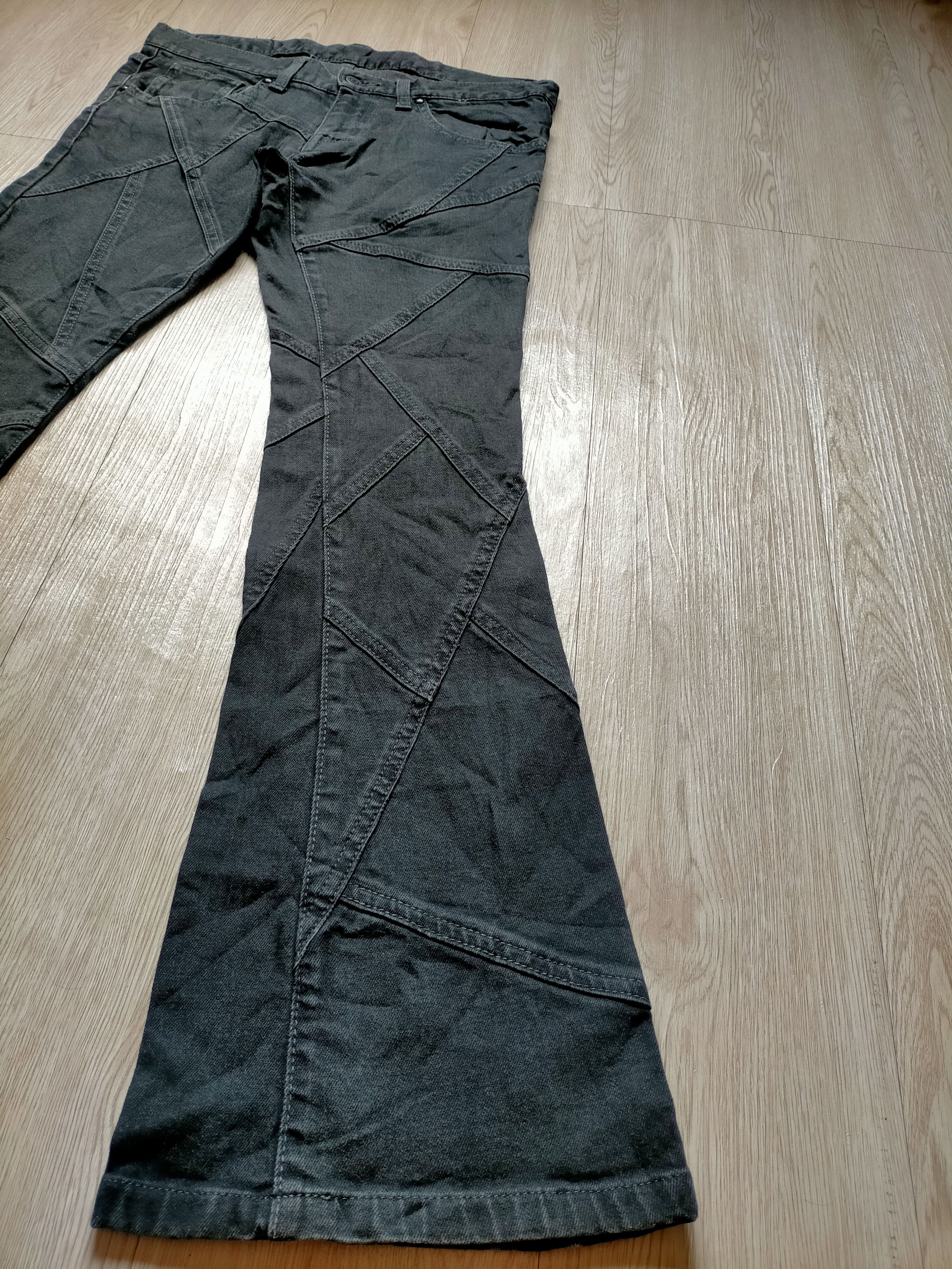 Tornado Mart Tornado Mart Flare Jeans Black Boot cut Denim Size US 32 / EU 48 - 10 Thumbnail