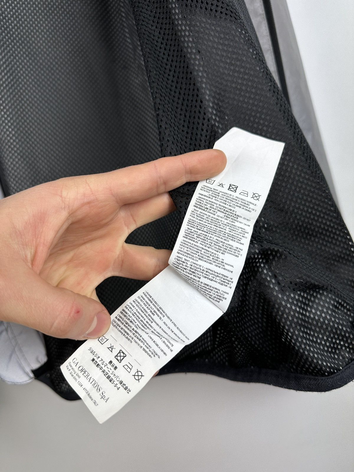 Armani × Emporio Armani Emporio Armani Reflective Zip Up Jacket Size US L / EU 52-54 / 3 - 19 Thumbnail