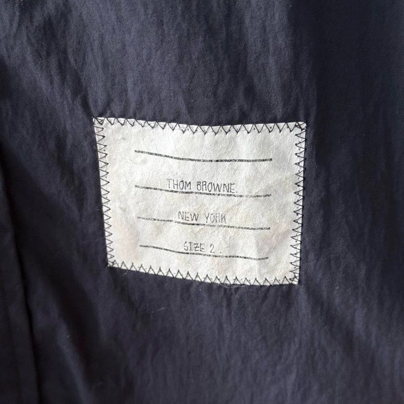 Thom Browne Thom Browne Navy blue shirt Size US M / EU 48-50 / 2 - 2 Thumbnail