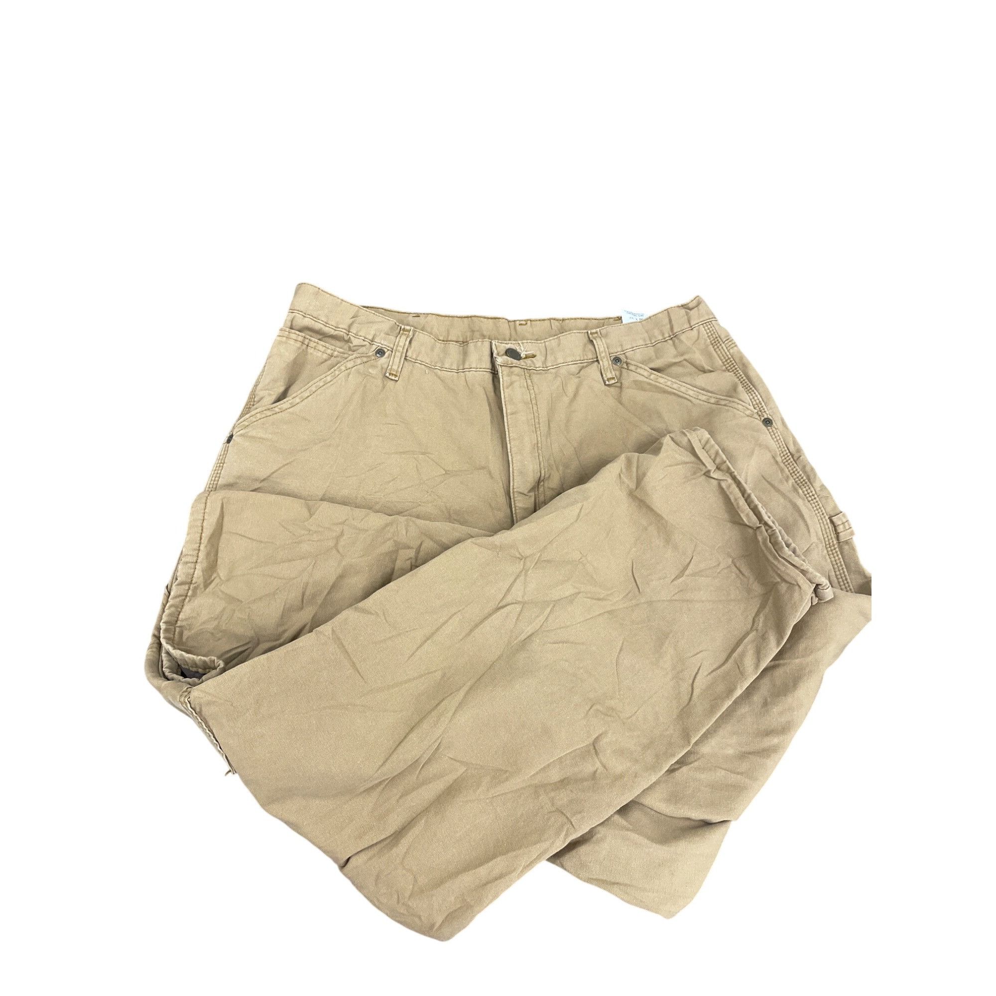 Wrangler Wrangler Real comfort Mens Tan cargo pants size 36W X 32L SK Size US 36 / EU 52 - 13 Thumbnail