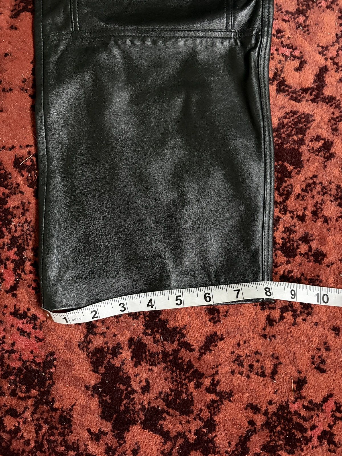 Versace Versace Leather Double Knee Pants Size US 32 / EU 48 - 6 Thumbnail