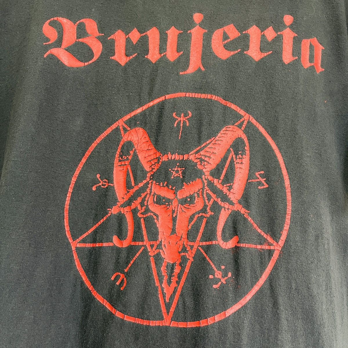Band Tees Faded Brujeria Extreme Metal Band USA TShirt Size US L / EU 52-54 / 3 - 5 Thumbnail