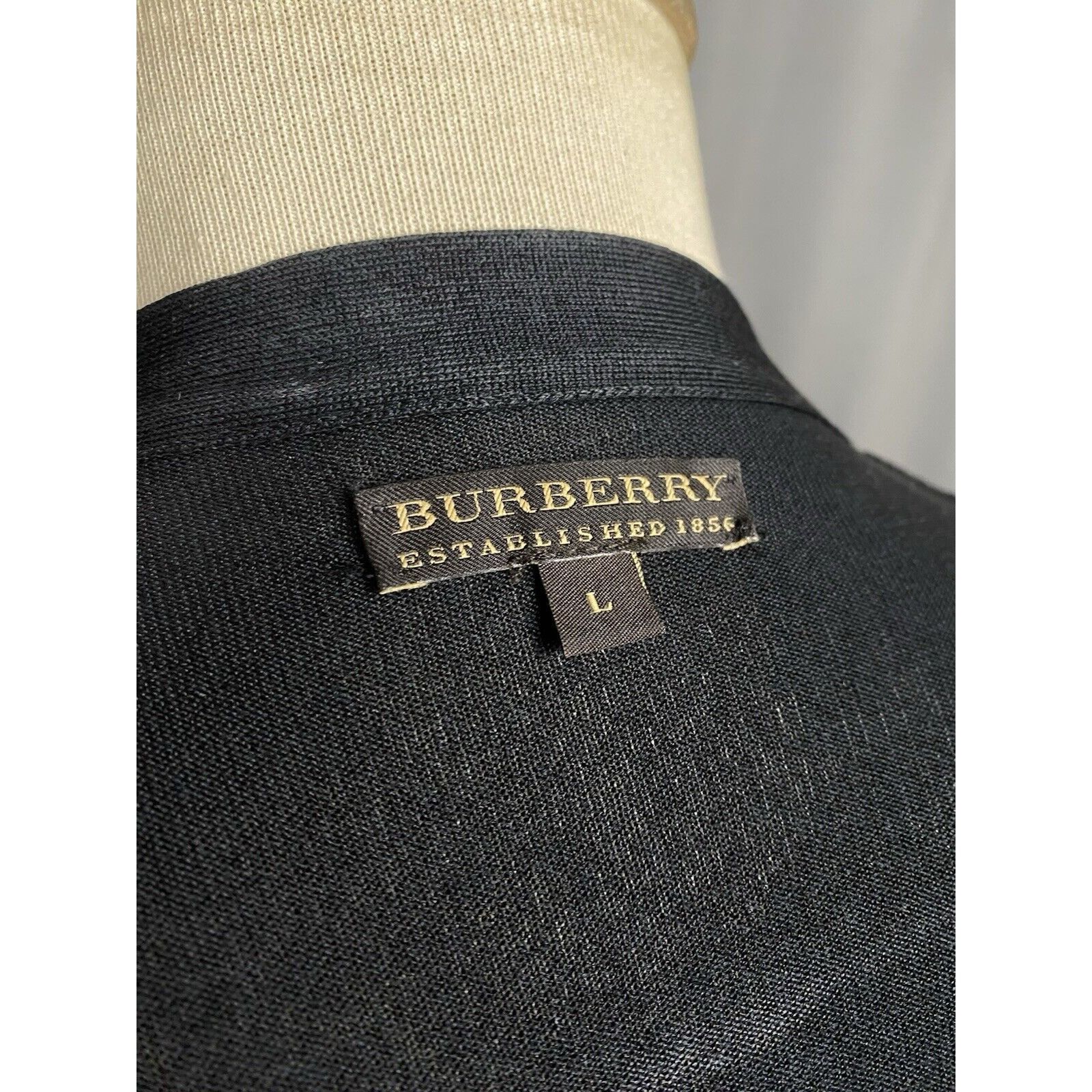 Burberry Prorsum RARE! Burberry Prorsum VTG Men's Black Cardigan Sweater Size Size US L / EU 52-54 / 3 - 9 Thumbnail