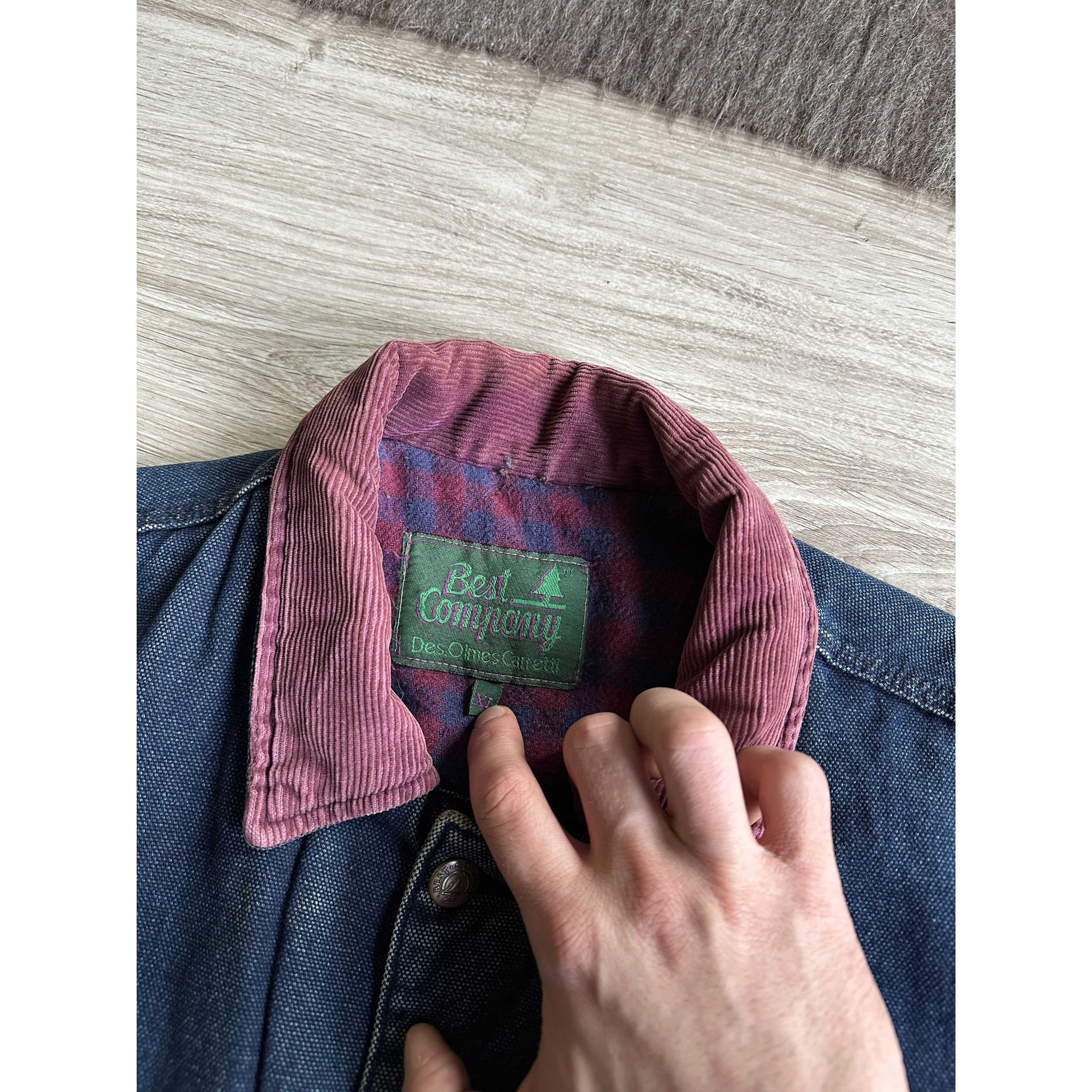 Massimo Osti Best Company Vintage Denim Workwear Coat Jacket 7968AC Size US XL / EU 56 / 4 - 4 Thumbnail