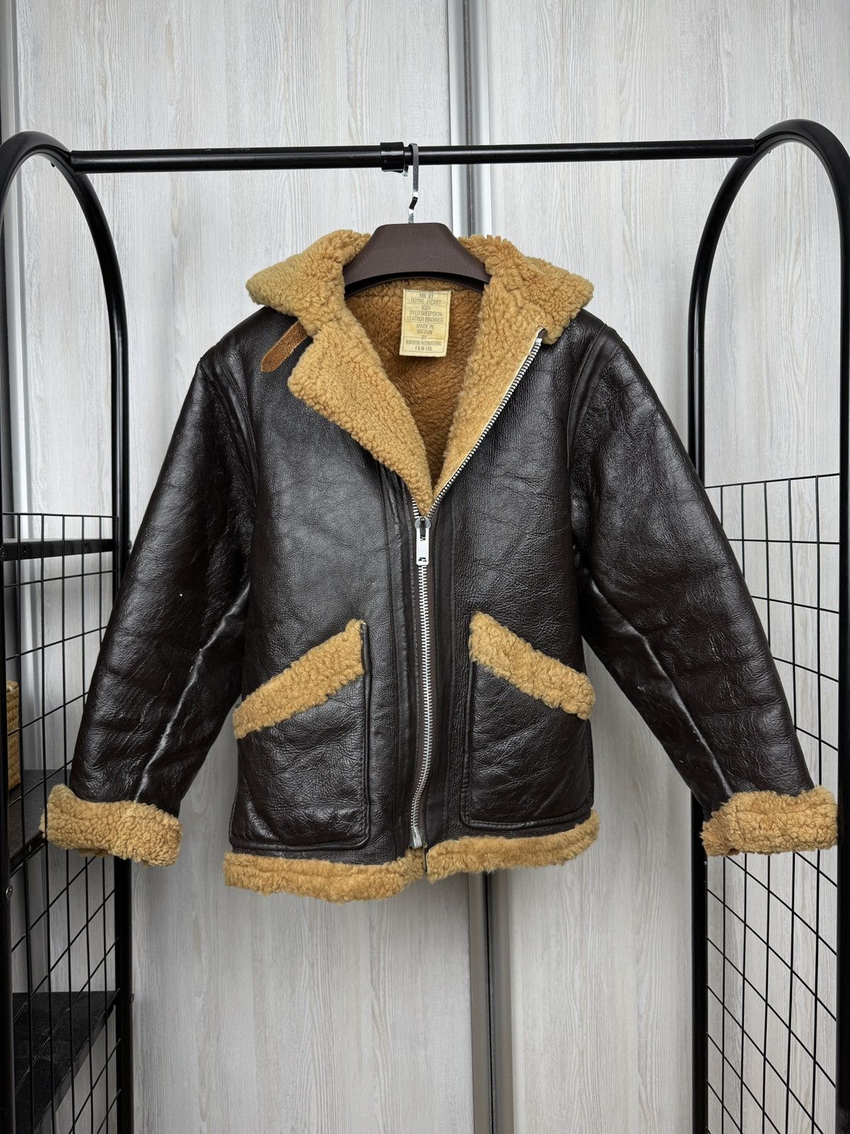 Other 60s WW2 MK VI Flying Jacket Britain Northern International Size US S / EU 44-46 / 1 - 1 Thumbnail