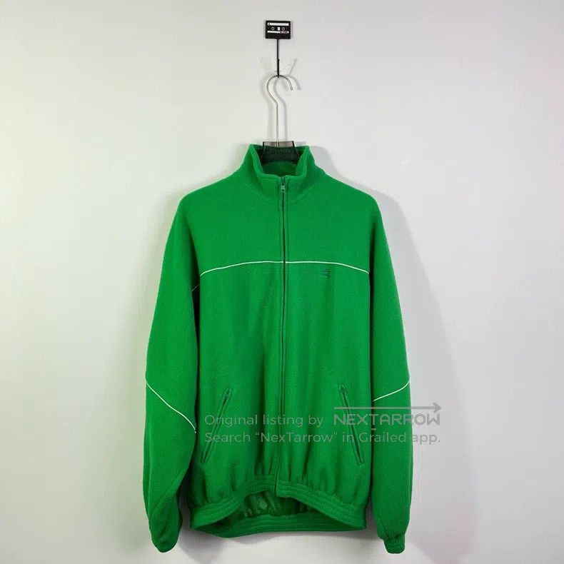 Balenciaga Balenciaga Small Label Green Fleece Zip Jacket Size US S / EU 44-46 / 1 - 1 Thumbnail
