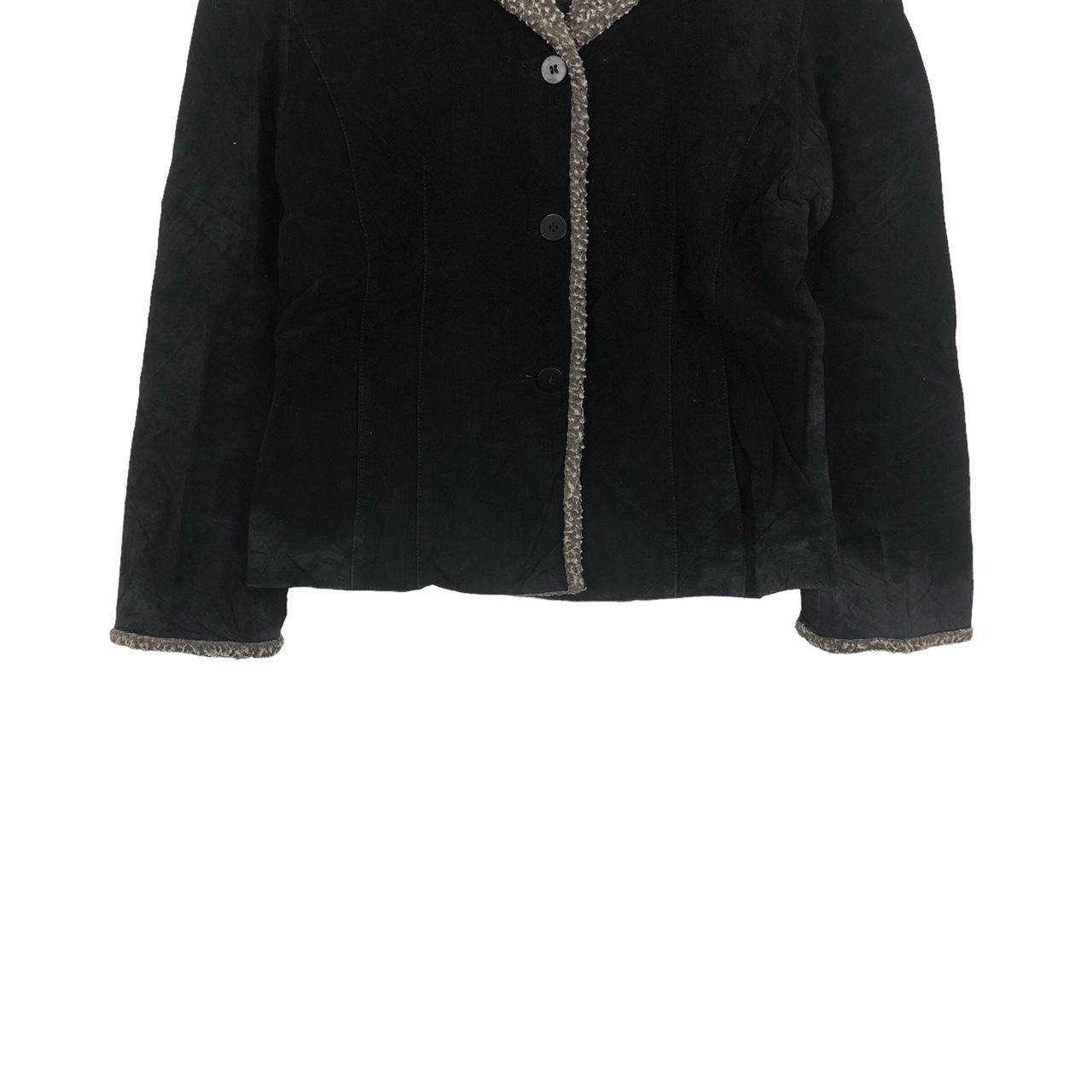 Balmain Vintage BALMAIN PARIS Suade Leather Coat Jacket Size S / US 4 / IT 40 - 4 Thumbnail