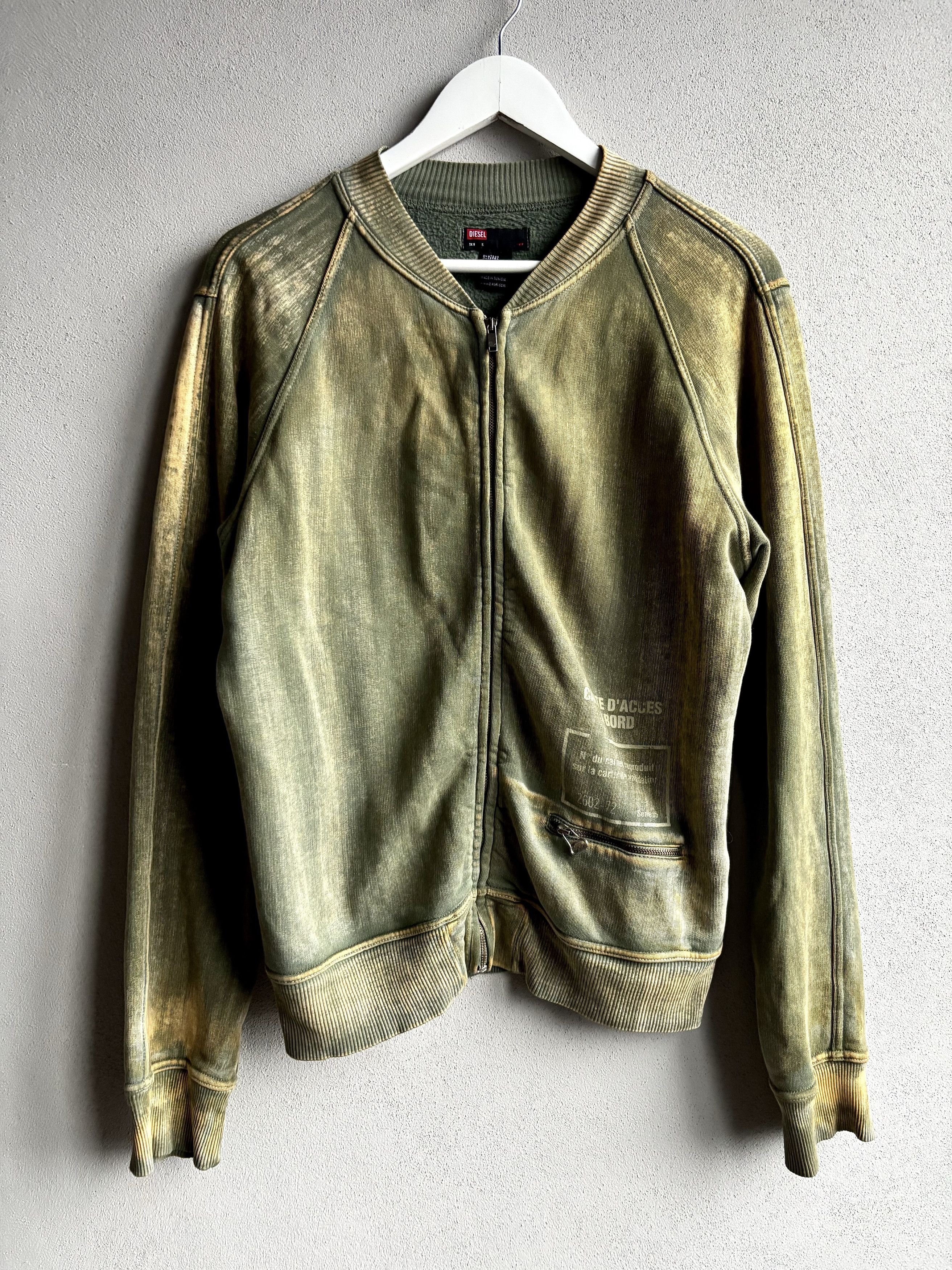Diesel VTG JUNYA WATANABE STYLE WASHED TRASHED DIESEL SWEATSHIRT Size US S / EU 44-46 / 1 - 2 Thumbnail