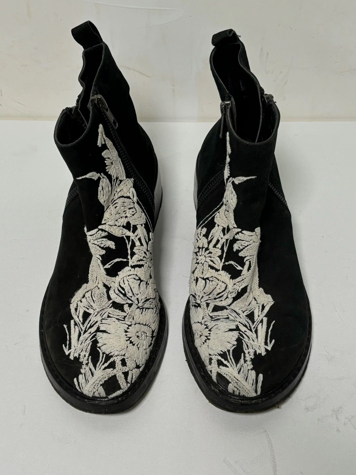 Ann Demeulemeester Ann Demeulemeester S/S15 Black Suede Western Boots Size US 6 / EU 39 - 1 Thumbnail