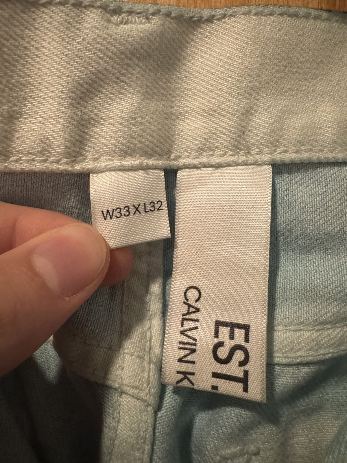 Calvin Klein 205W39NYC Raf Simons Calvin Klein 205W39NYC Americana Landscape Denim Size US 33 - 11 Thumbnail