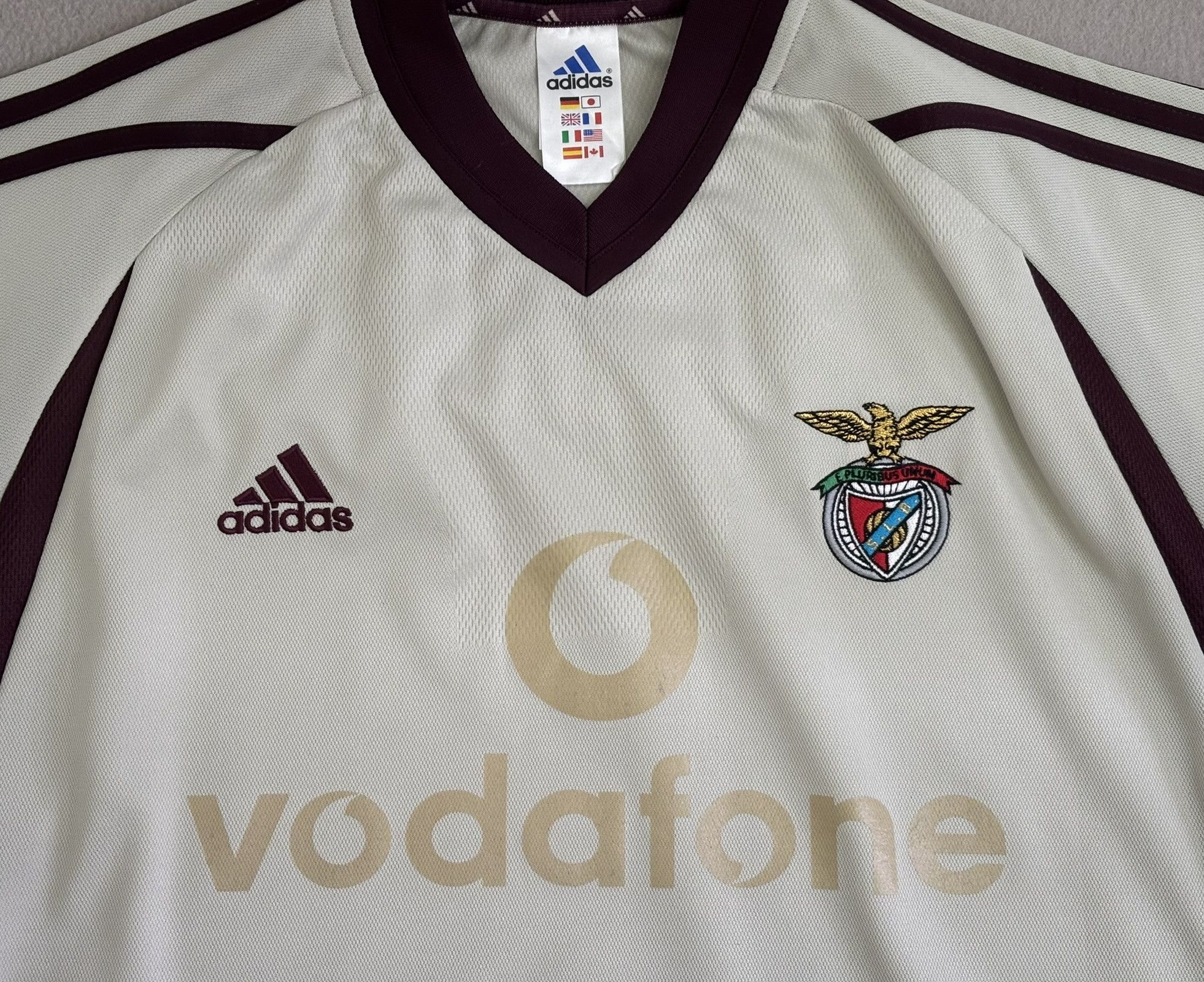 Adidas × Vintage Benfica Lisbon 2001-2002 Adidas Football Jersey size XL Size US XL / EU 56 / 4 - 6 Thumbnail