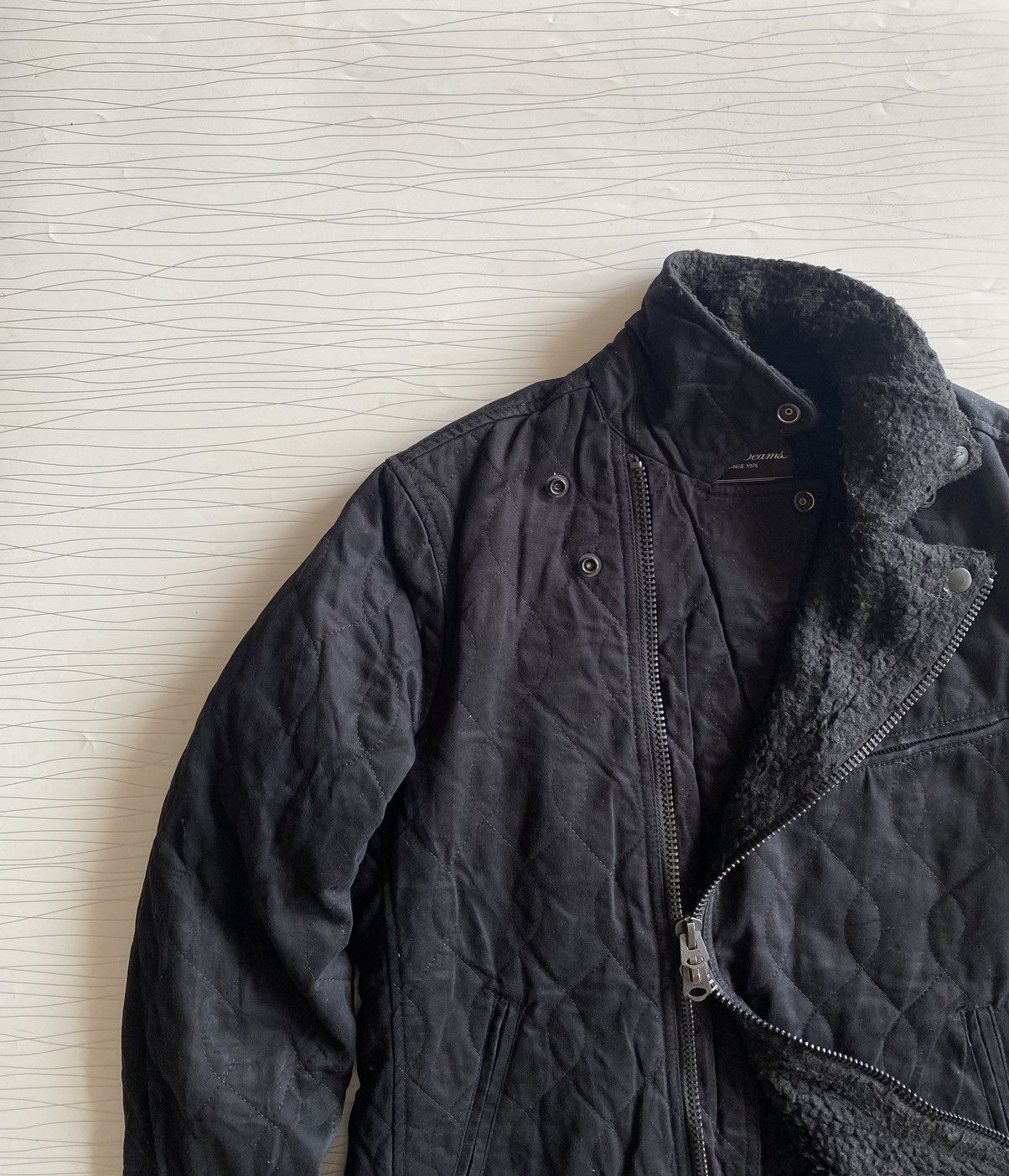 20471120 BEAMS Japan Linen Rider Double Collar Punk Jacket Size US M / EU 48-50 / 2 - 3 Thumbnail