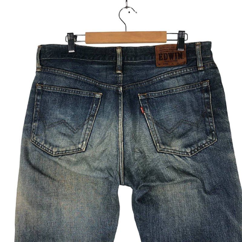 Edwin × Vintage Vintage Edwin Extra Extreme 403 Mudwash Distressed Denim Size US 34 / EU 50 - 7 Thumbnail