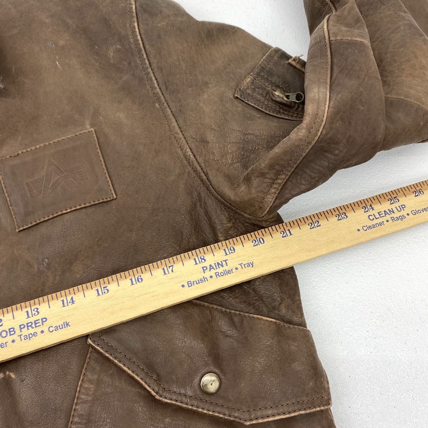 Alpha Industries Alpha Industries bomber jacket Men size small MA-1 Leather Flight military jacket Size US S / EU 44-46 / 1 - 7 Thumbnail