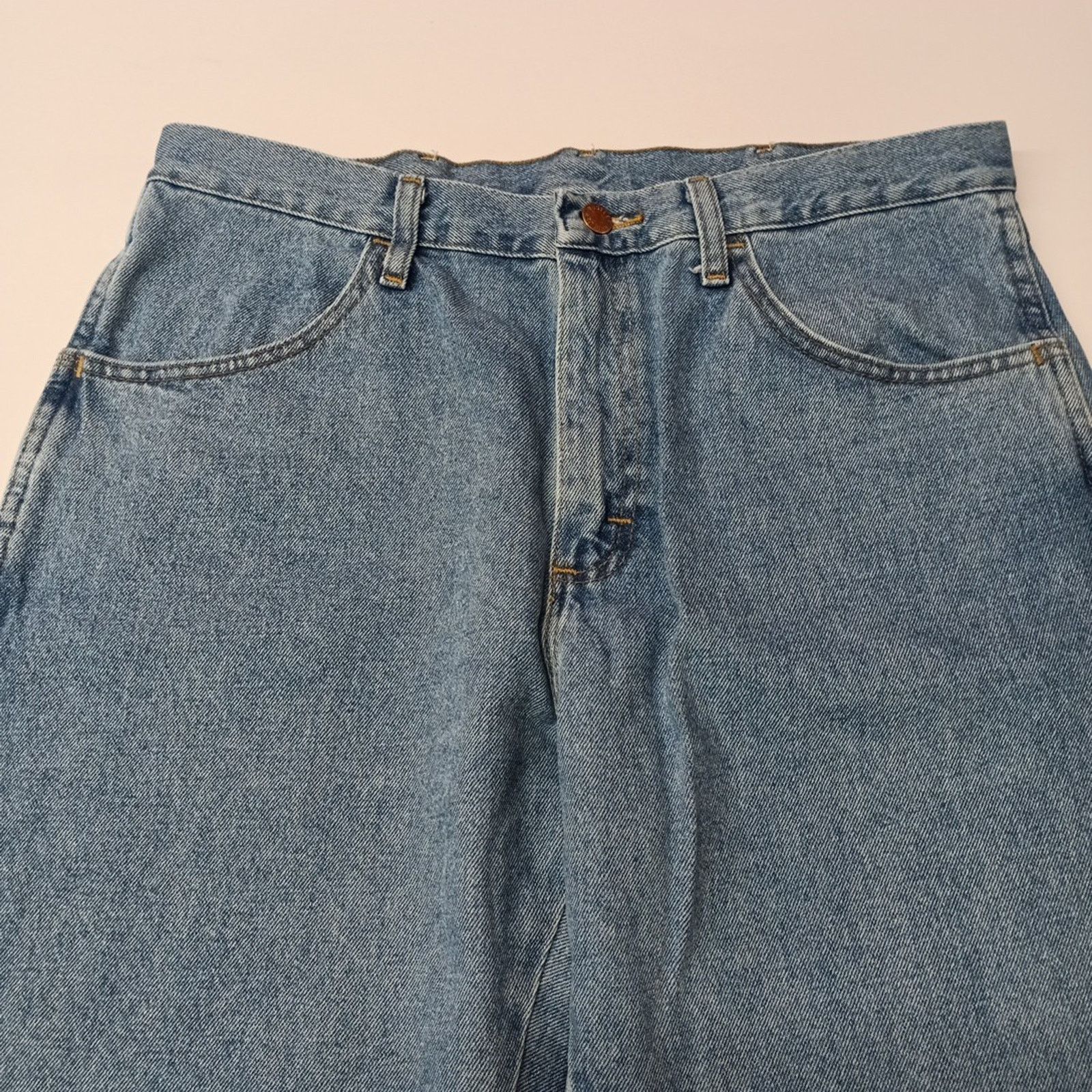 Wrangler Wrangler Relaxed Jeans Men's Size 34x30 Blue Heavyweight Size US 34 / EU 50 - 4 Thumbnail