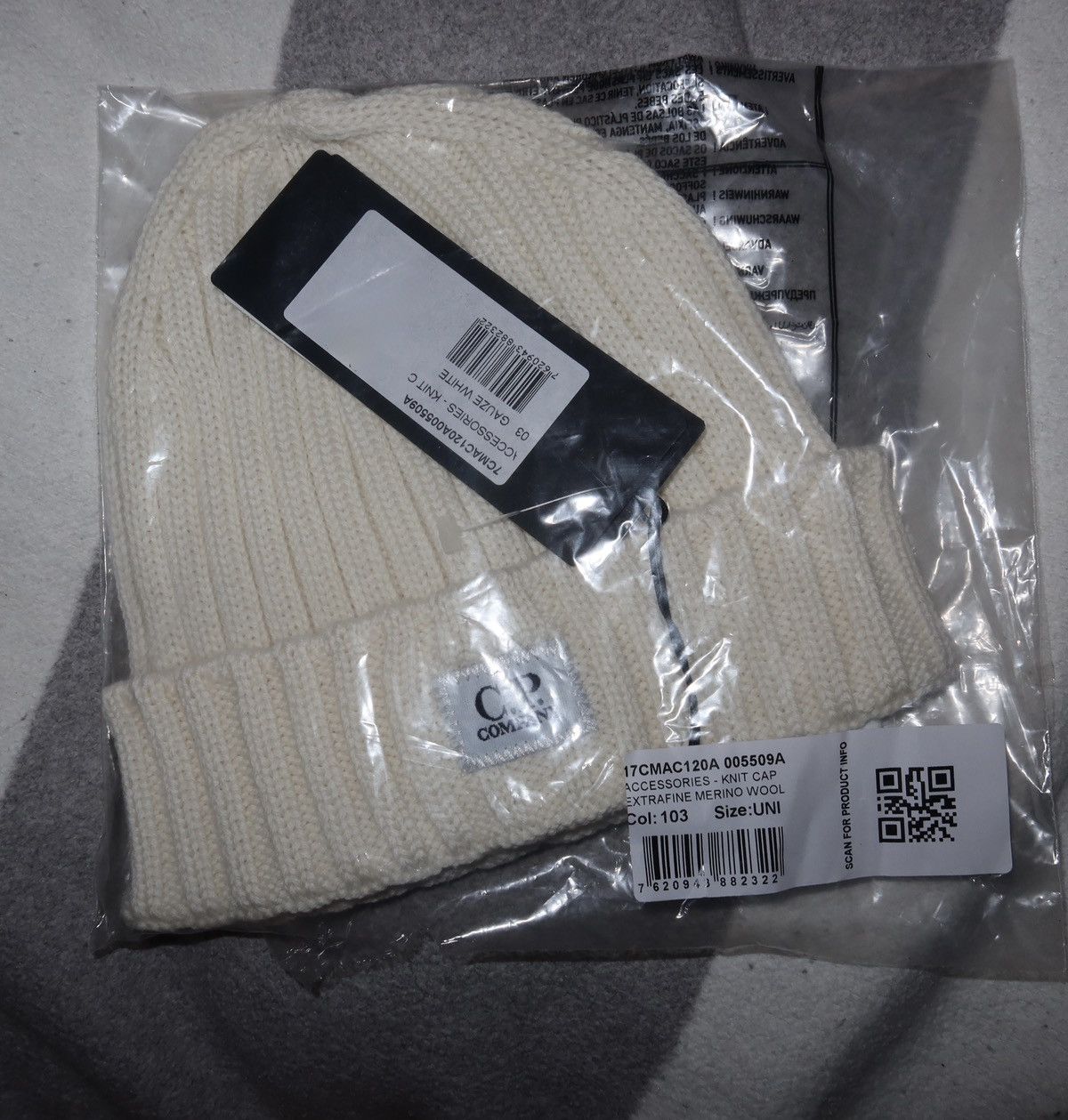 C.P. Company C. P. Company beige beanie hat Size ONE SIZE - 1 Thumbnail