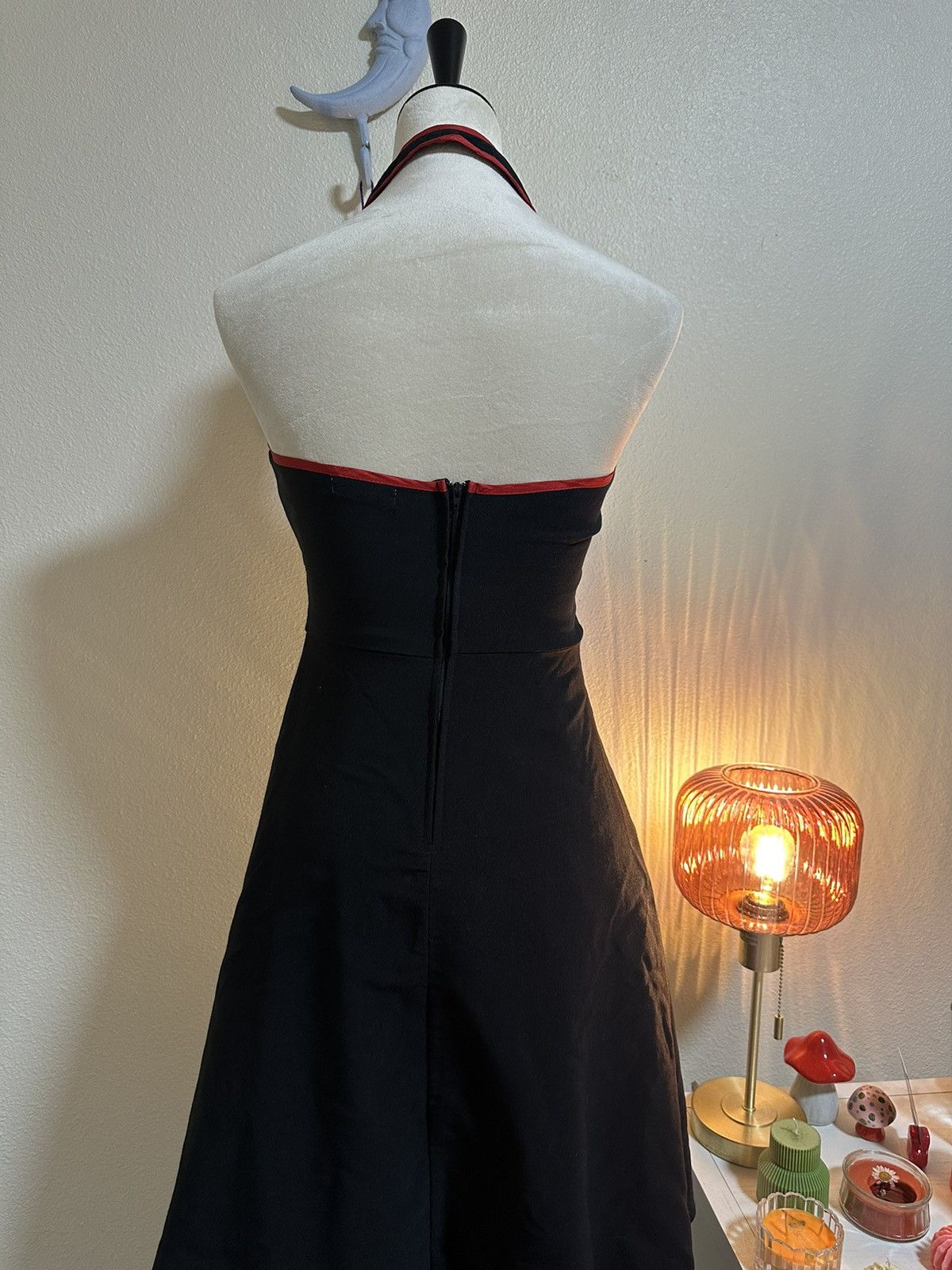 Other Halter black and red dress Size S / US 4 / IT 40 - 2 Thumbnail