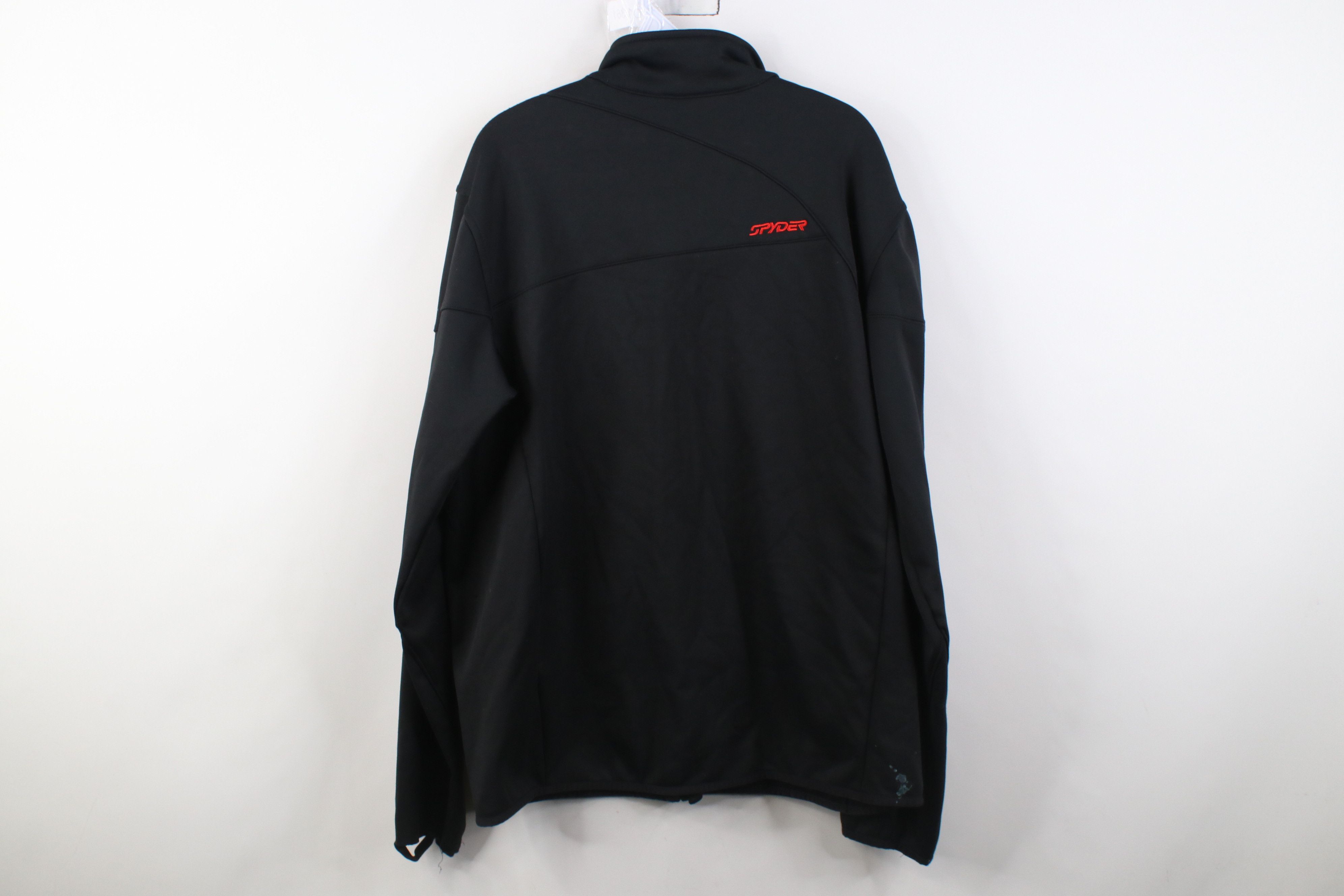 Spyder Spyder Fleece Lined Skiing Full Zip Jacket Black Polyester Size US XL / EU 56 / 4 - 13 Thumbnail