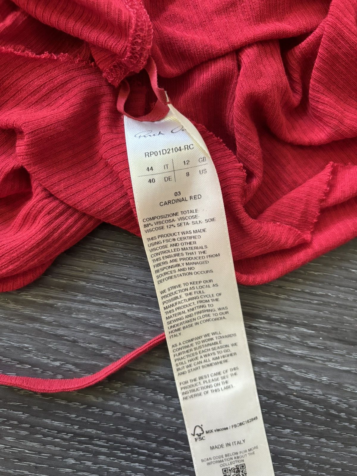 Rick Owens SS24 Tank top Size M / US 6-8 / IT 42-44 - 4 Thumbnail