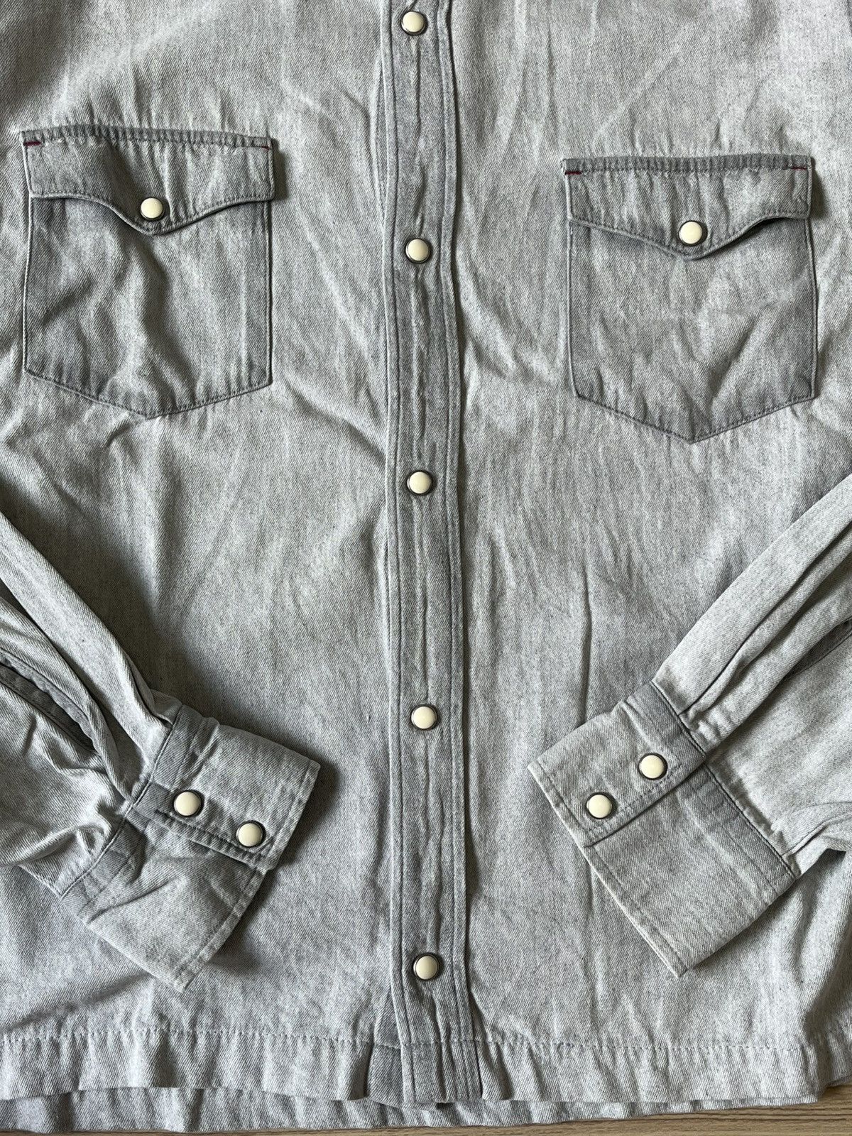 Japanese Brand Never Seen Thing Long Sleeve Shirt Size US S / EU 44-46 / 1 - 4 Thumbnail