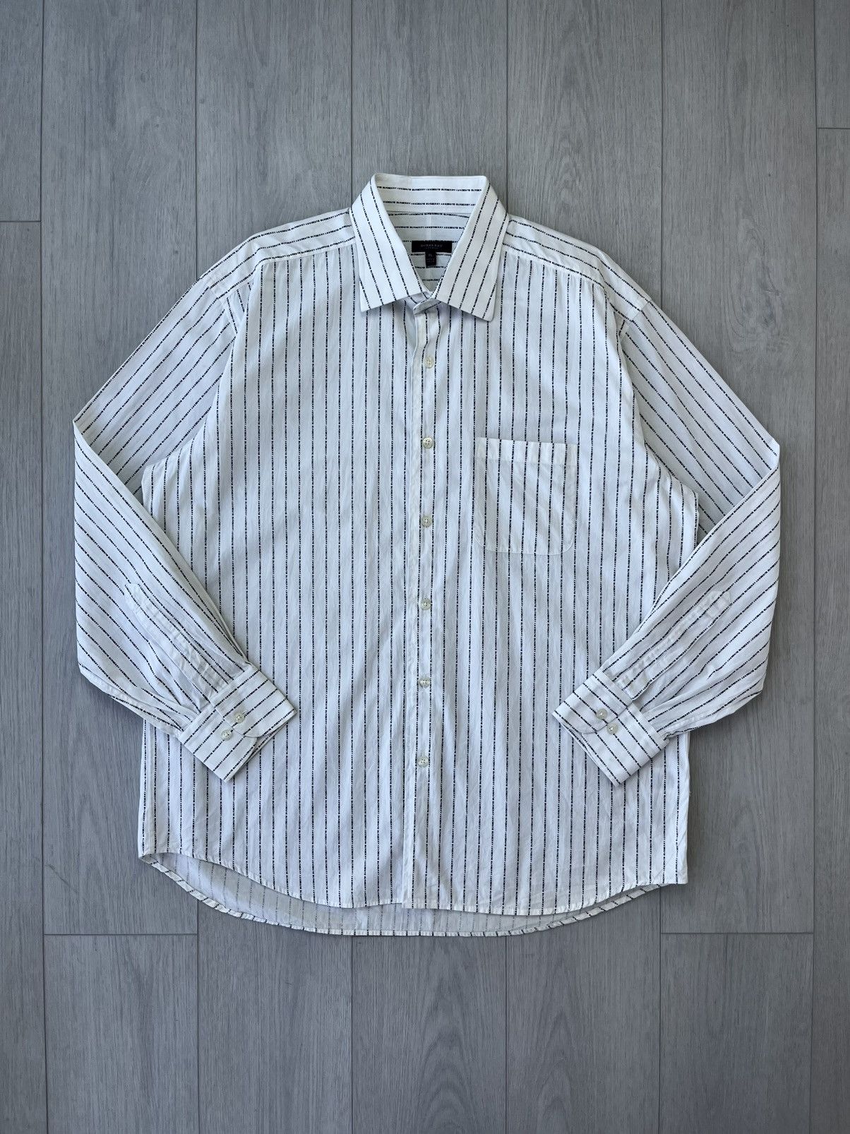 Burberry Vintage Burberry Monogram Shirt Button Ups Nova Check Rare Size US XL / EU 56 / 4 - 8 Thumbnail