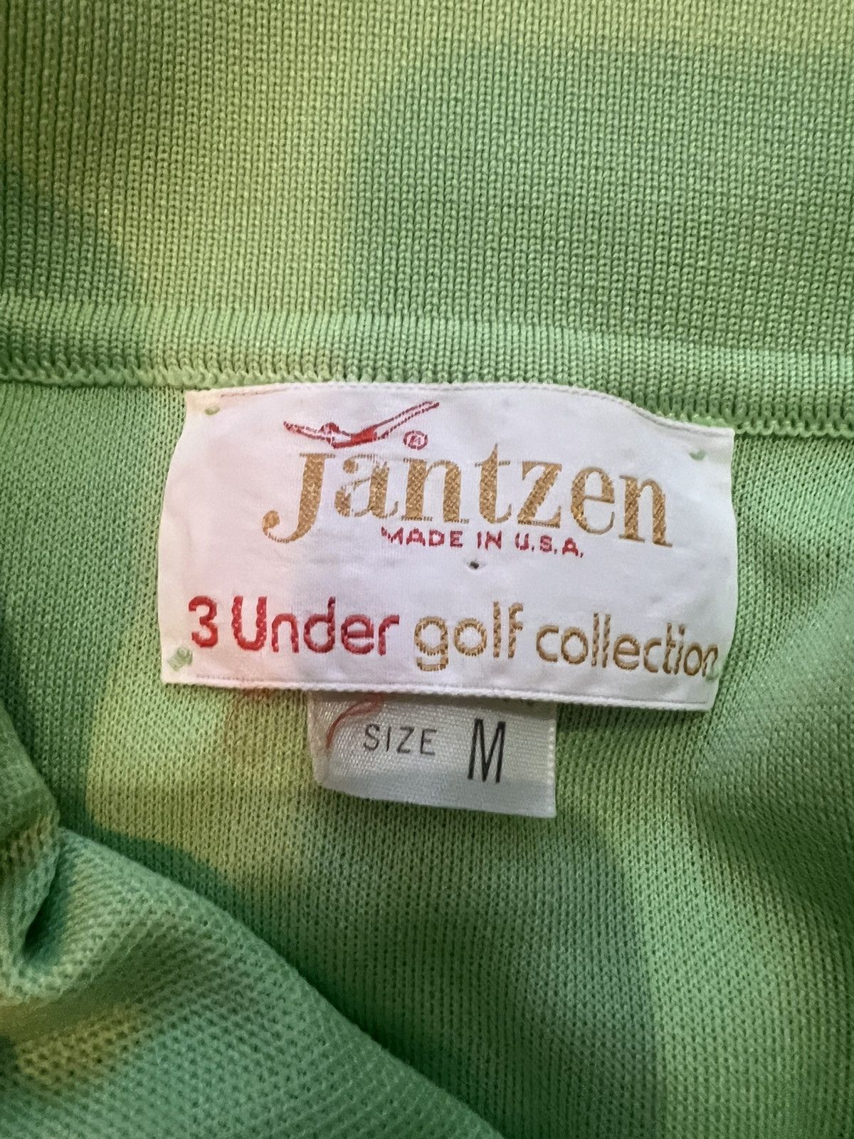 Jantzen Jantzen “3 Under Golf Collection” Green Polo Shirt Size US M / EU 48-50 / 2 - 3 Thumbnail