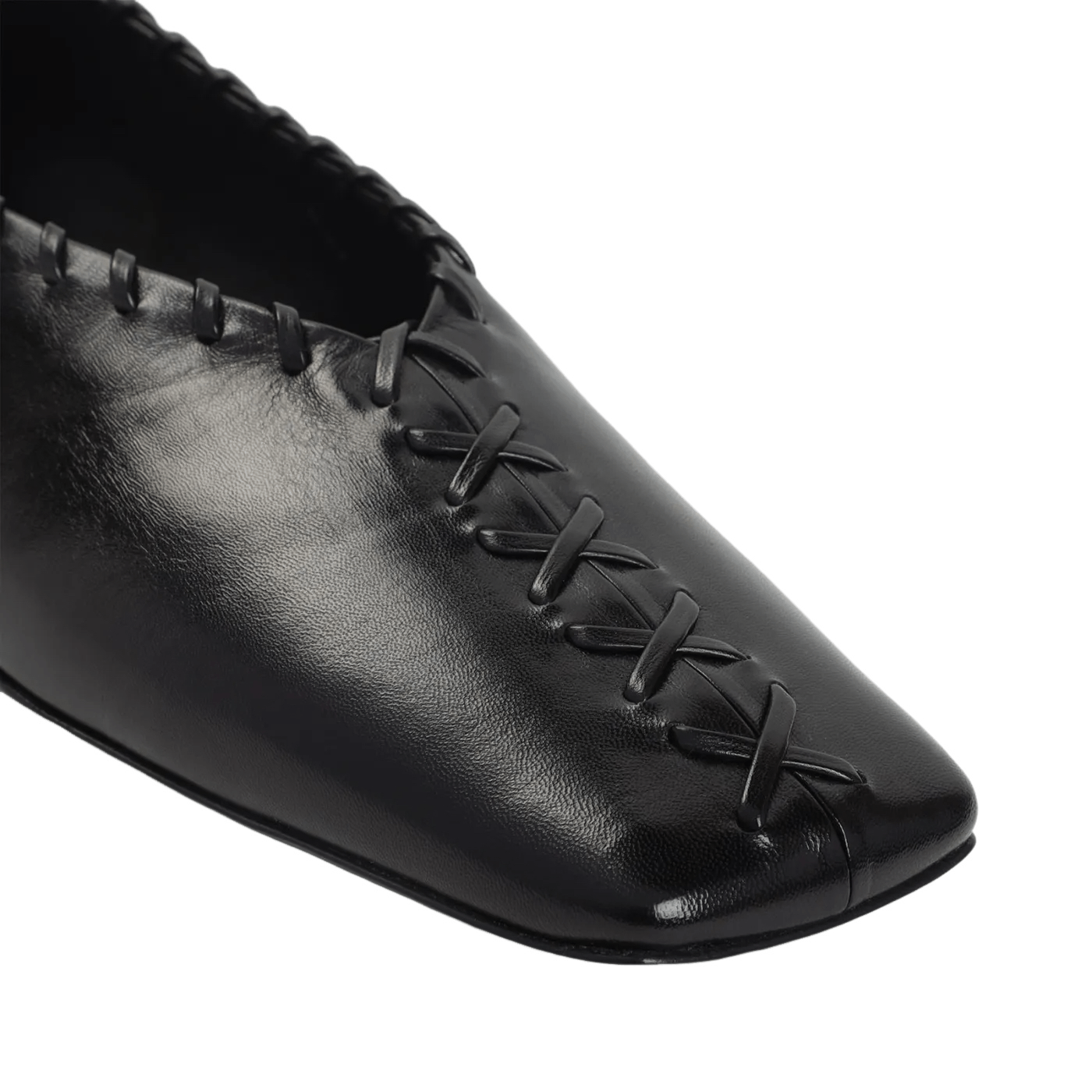 Jil Sander JIL SANDER Black Leather Ballerinas New & Authentic Size US 10 / IT 40 - 3 Thumbnail