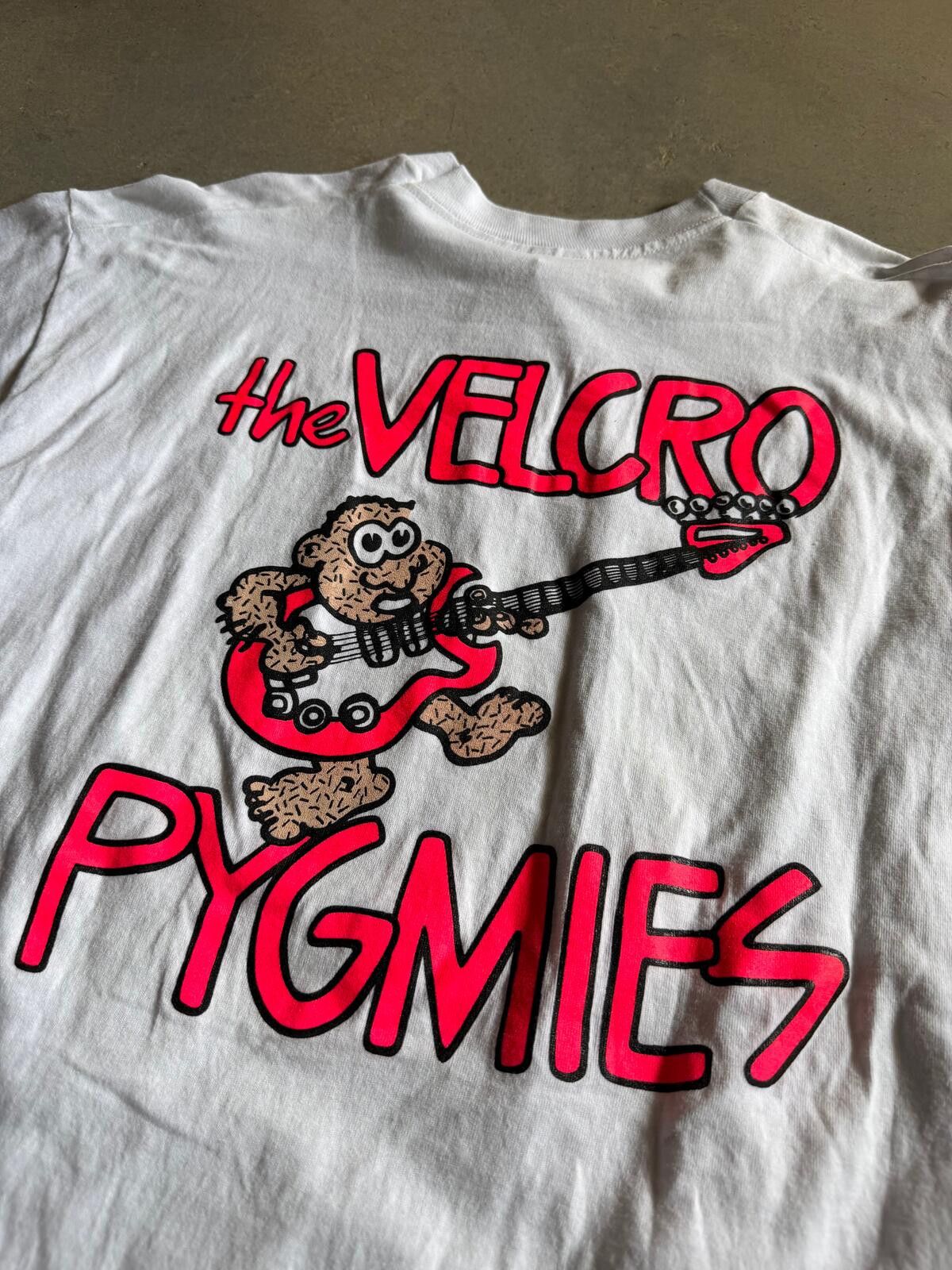 Fruit Of The Loom VTG The Velcro Pygmies Shirt Sz XL Size US XL / EU 56 / 4 - 4 Thumbnail