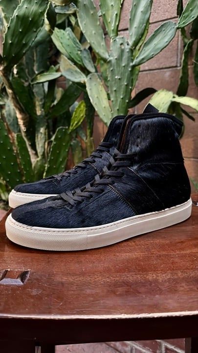 Daniel Patrick Daniel Patrick Men's Hightop Black Shoes Size 10 Pre-Owned! Size US 10 / EU 43 - 2 Thumbnail