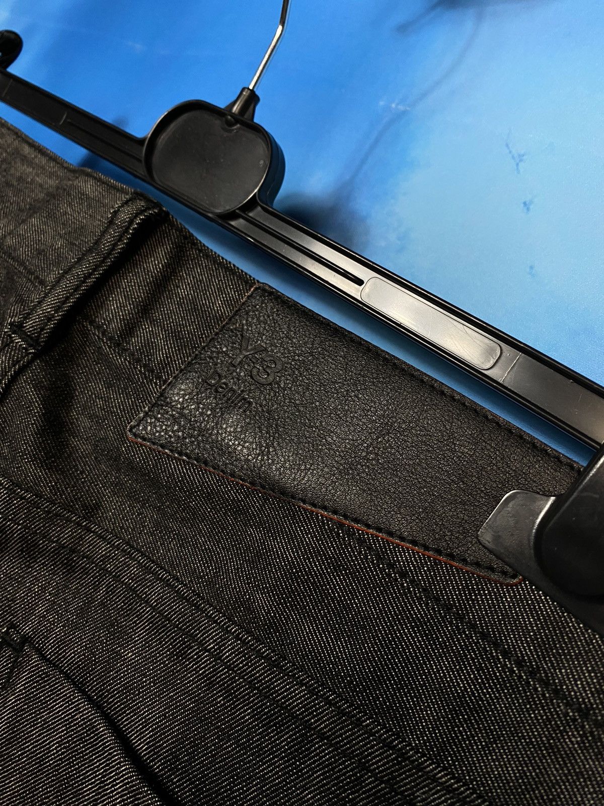 Yohji Yamamoto 🔥 Adidas x Yohji Yamamoto vintage denim pants Size 29" - 6 Thumbnail
